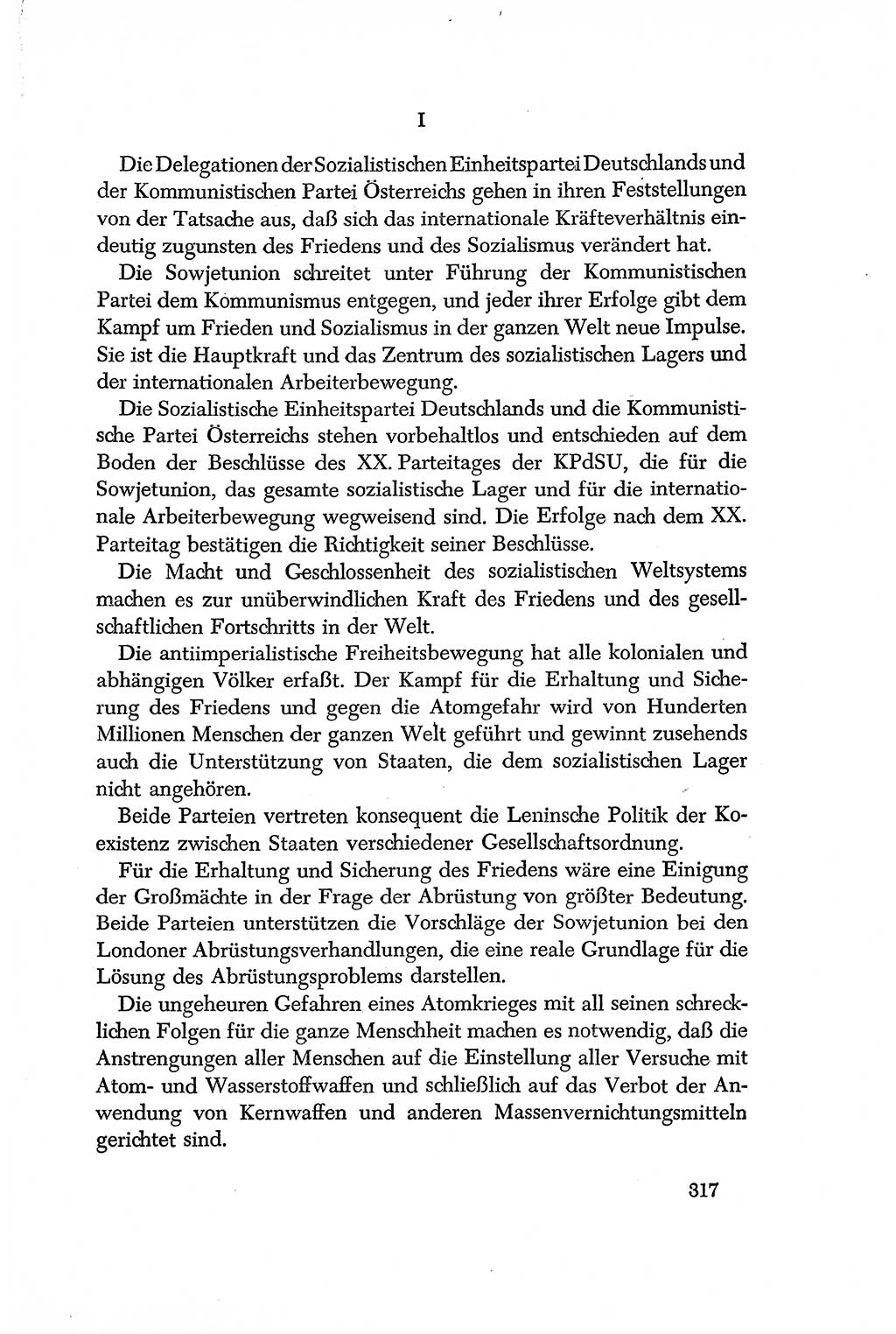 Dokumente der Sozialistischen Einheitspartei Deutschlands (SED) [Deutsche Demokratische Republik (DDR)] 1956-1957, Seite 317 (Dok. SED DDR 1956-1957, S. 317)