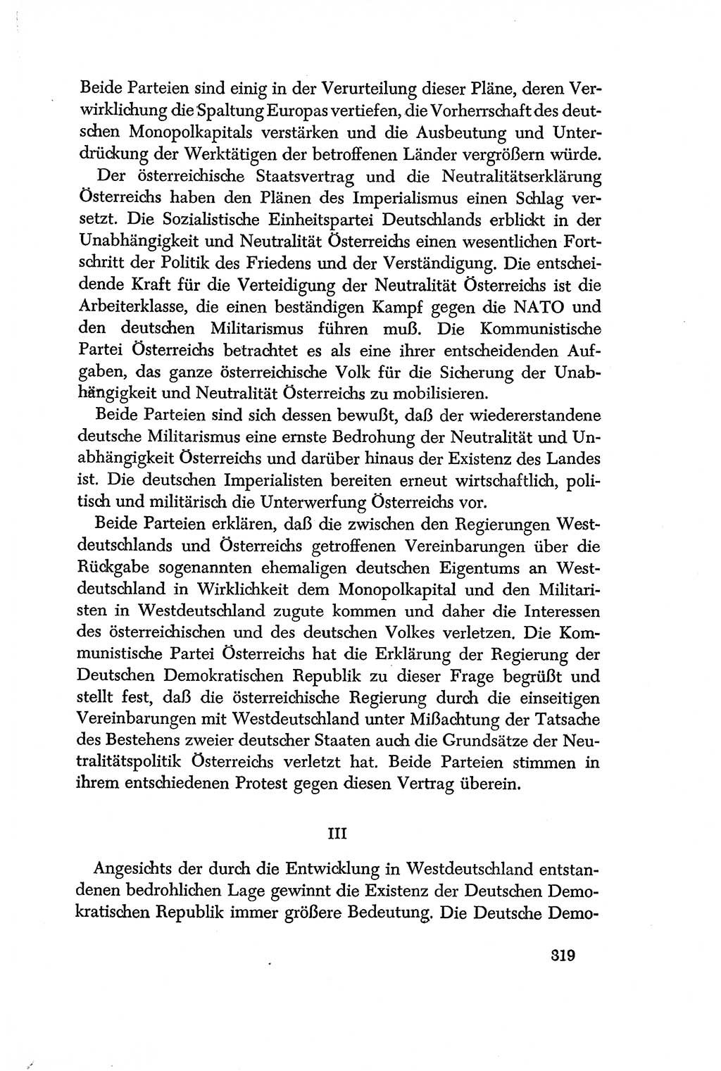 Dokumente der Sozialistischen Einheitspartei Deutschlands (SED) [Deutsche Demokratische Republik (DDR)] 1956-1957, Seite 319 (Dok. SED DDR 1956-1957, S. 319)