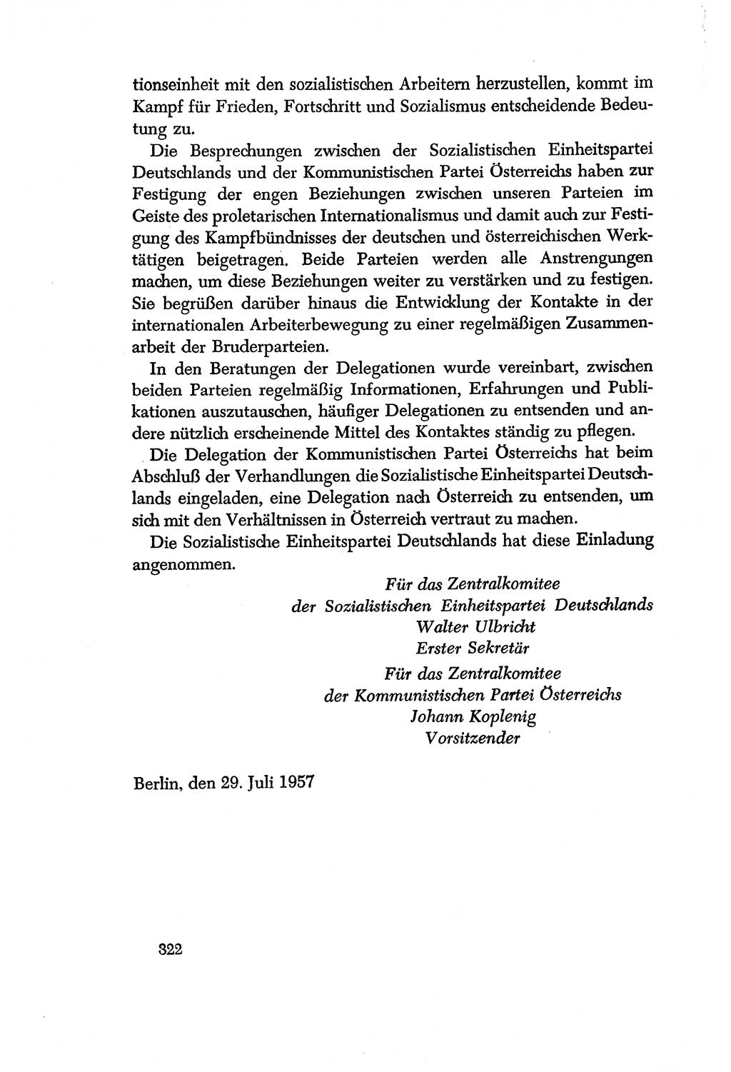 Dokumente der Sozialistischen Einheitspartei Deutschlands (SED) [Deutsche Demokratische Republik (DDR)] 1956-1957, Seite 322 (Dok. SED DDR 1956-1957, S. 322)