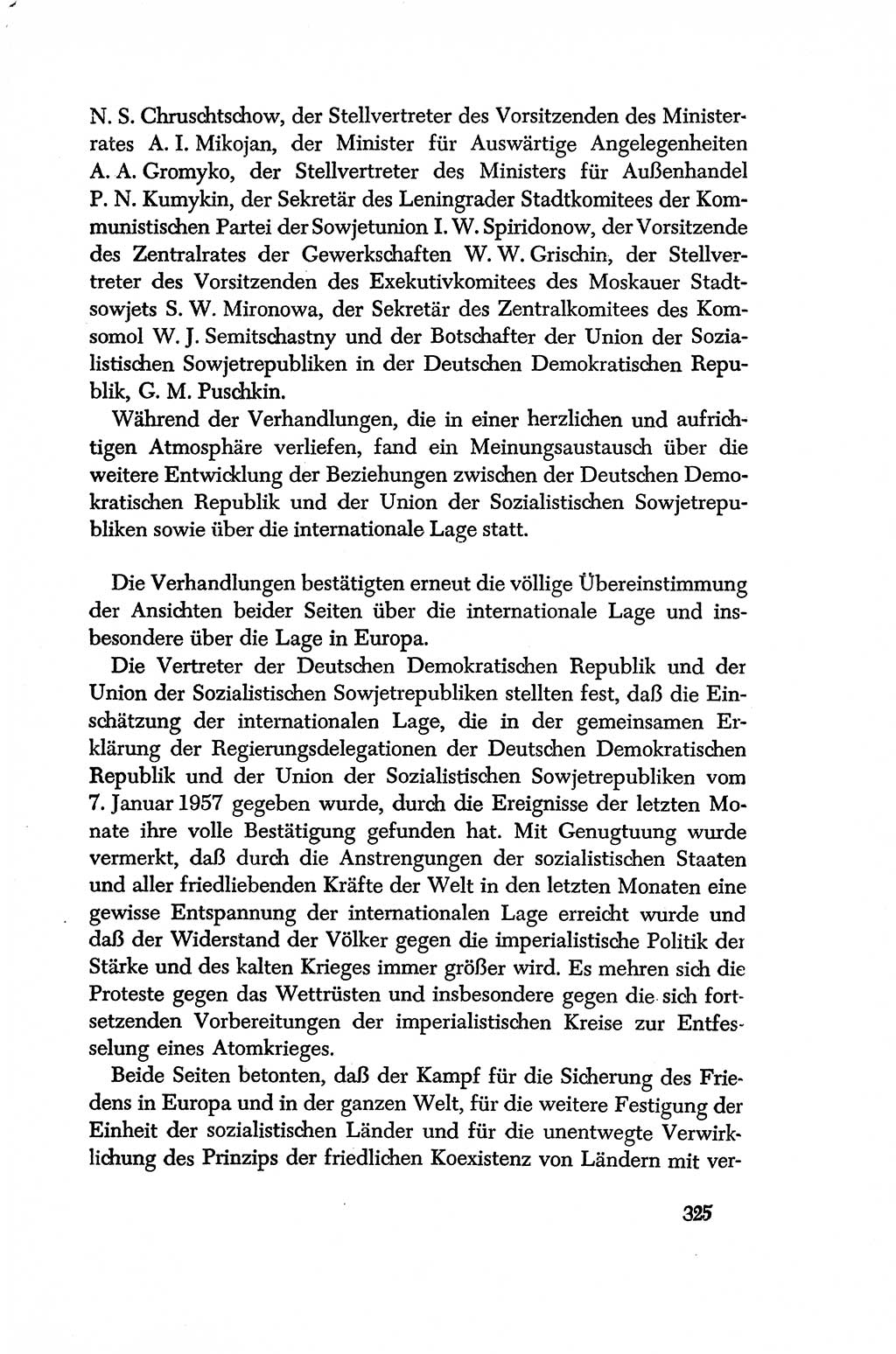 Dokumente der Sozialistischen Einheitspartei Deutschlands (SED) [Deutsche Demokratische Republik (DDR)] 1956-1957, Seite 325 (Dok. SED DDR 1956-1957, S. 325)