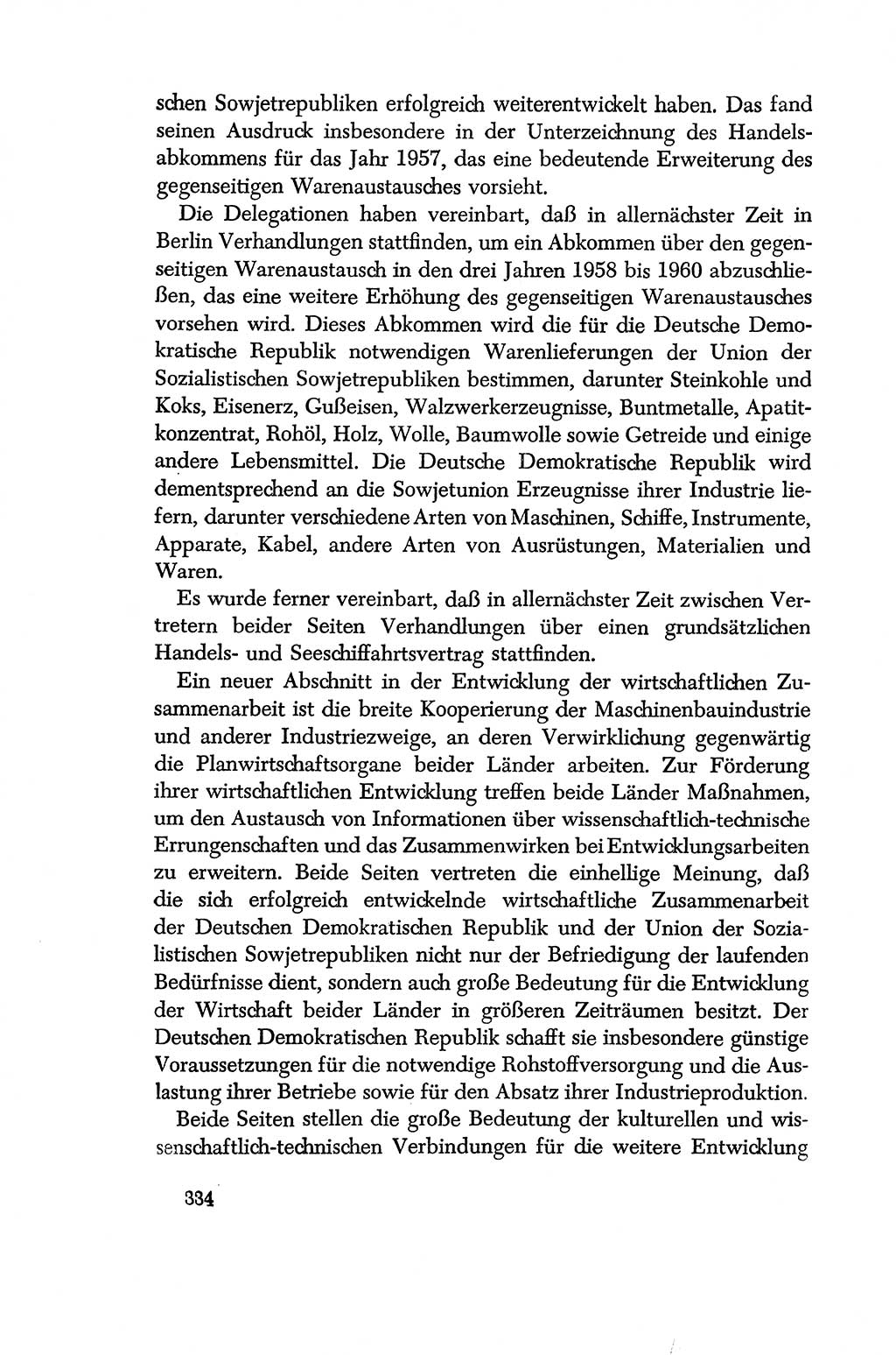 Dokumente der Sozialistischen Einheitspartei Deutschlands (SED) [Deutsche Demokratische Republik (DDR)] 1956-1957, Seite 334 (Dok. SED DDR 1956-1957, S. 334)