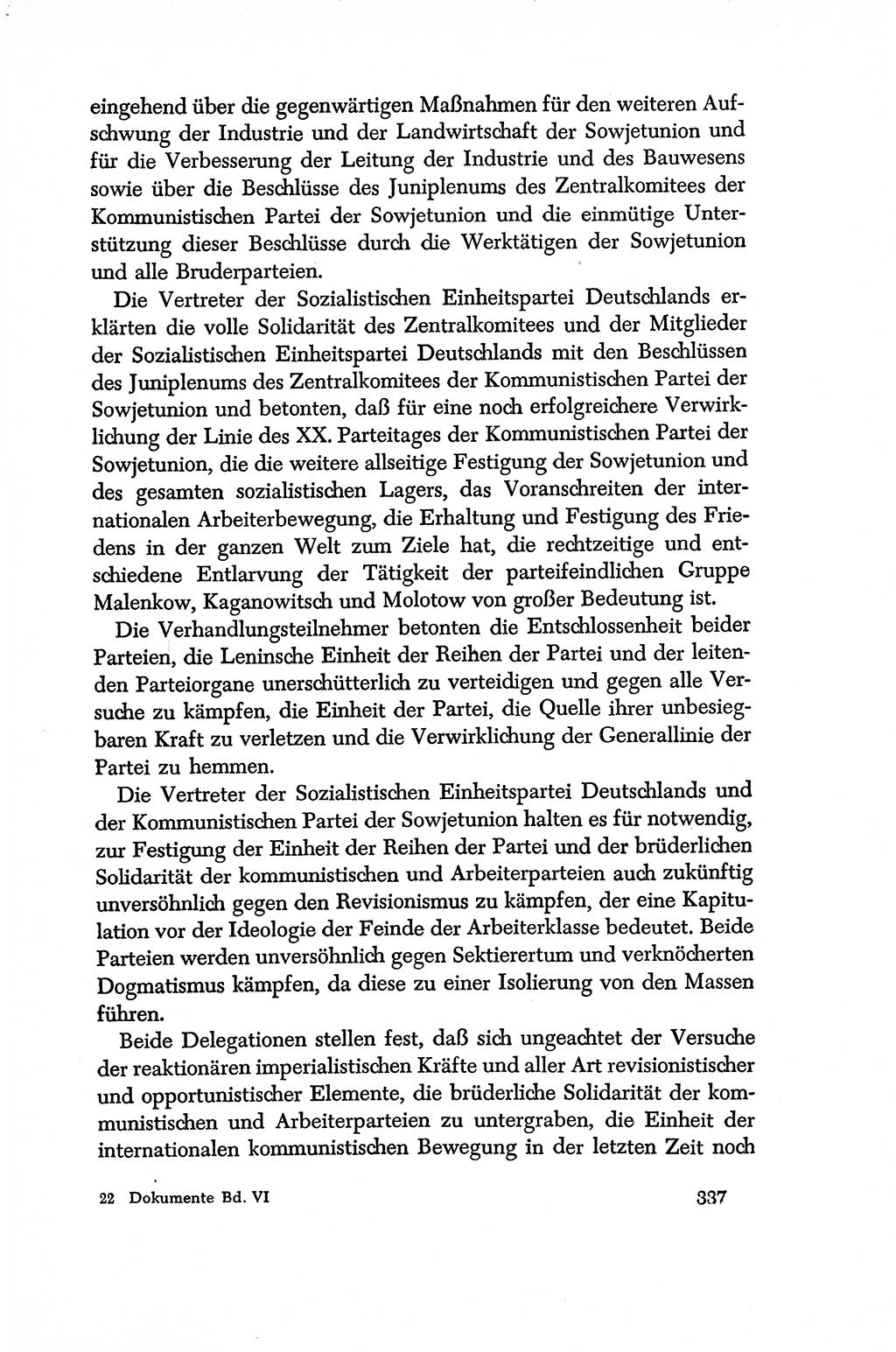 Dokumente der Sozialistischen Einheitspartei Deutschlands (SED) [Deutsche Demokratische Republik (DDR)] 1956-1957, Seite 337 (Dok. SED DDR 1956-1957, S. 337)