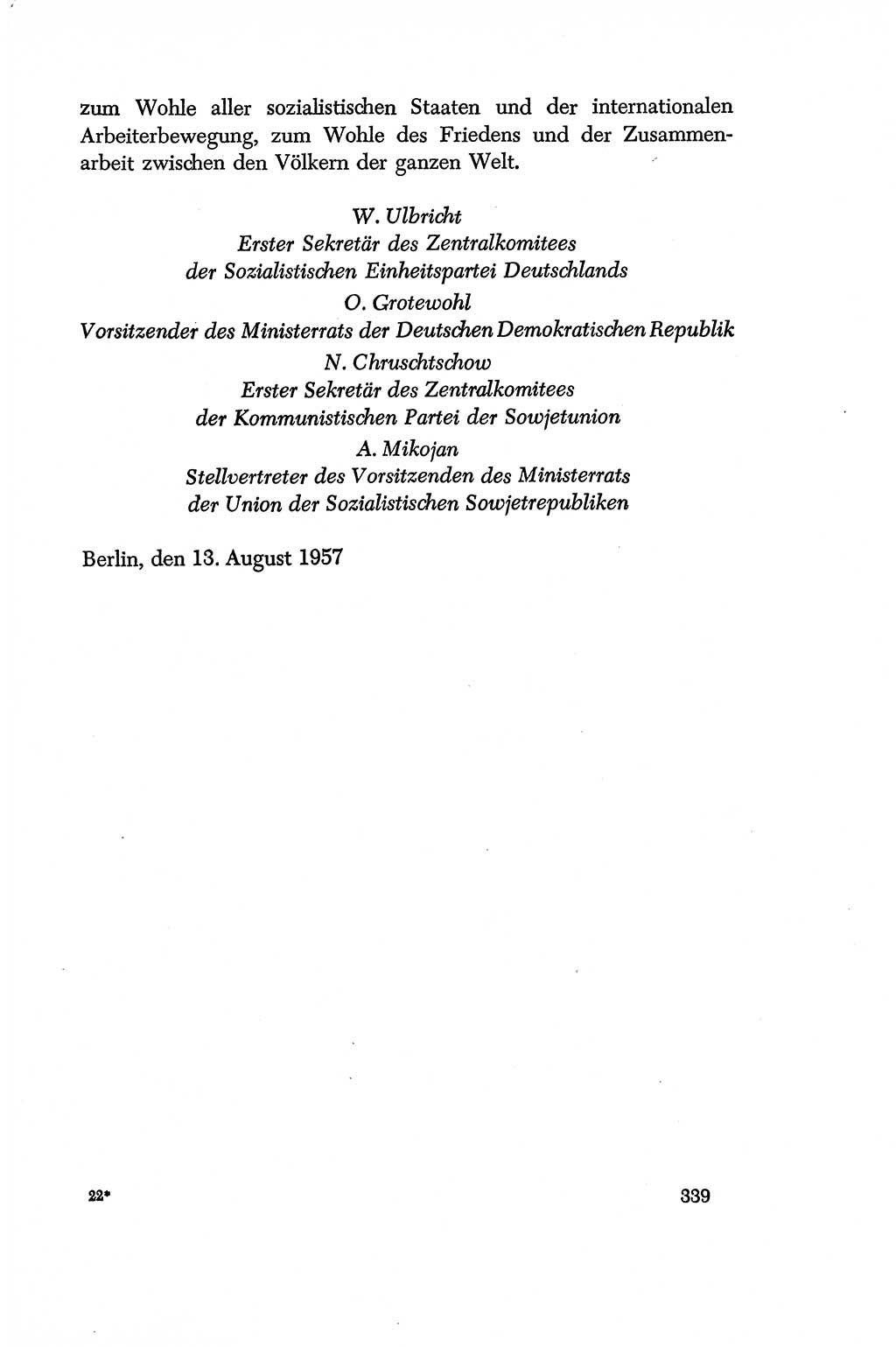 Dokumente der Sozialistischen Einheitspartei Deutschlands (SED) [Deutsche Demokratische Republik (DDR)] 1956-1957, Seite 339 (Dok. SED DDR 1956-1957, S. 339)