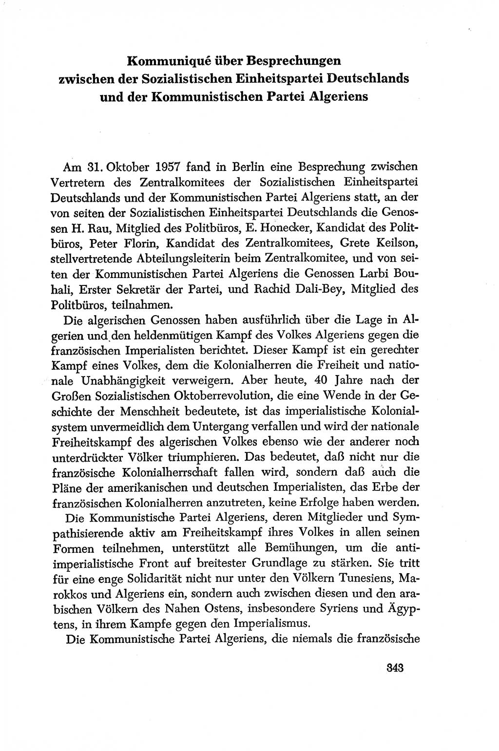 Dokumente der Sozialistischen Einheitspartei Deutschlands (SED) [Deutsche Demokratische Republik (DDR)] 1956-1957, Seite 343 (Dok. SED DDR 1956-1957, S. 343)