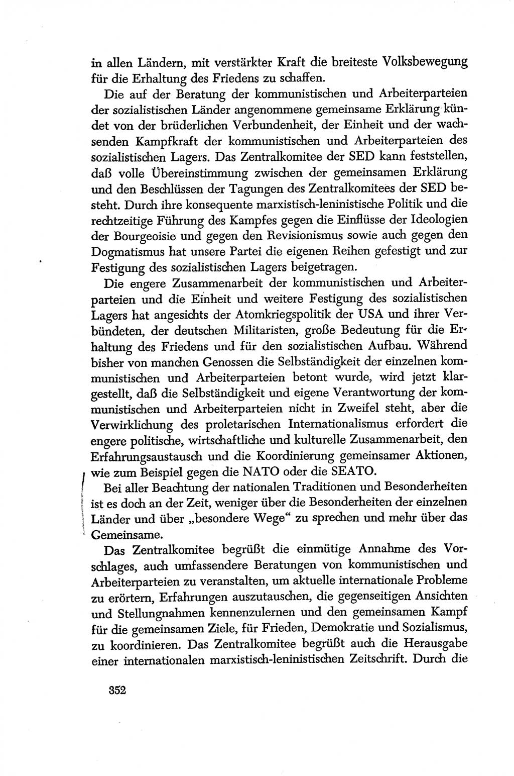 Dokumente der Sozialistischen Einheitspartei Deutschlands (SED) [Deutsche Demokratische Republik (DDR)] 1956-1957, Seite 352 (Dok. SED DDR 1956-1957, S. 352)