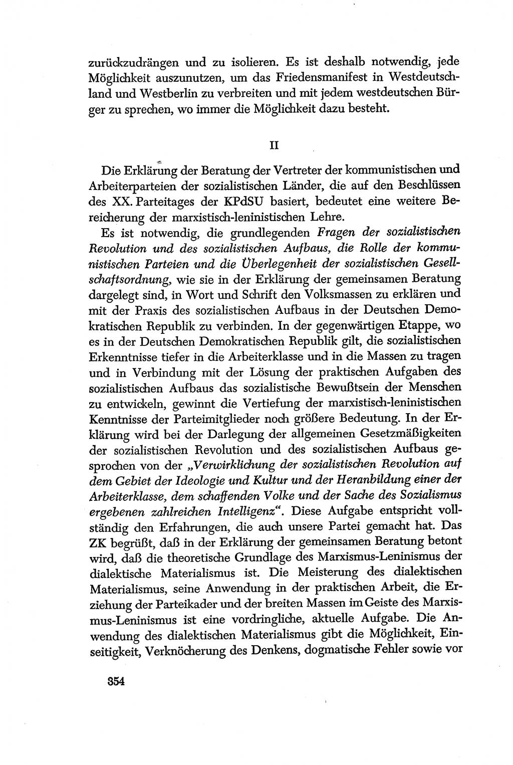 Dokumente der Sozialistischen Einheitspartei Deutschlands (SED) [Deutsche Demokratische Republik (DDR)] 1956-1957, Seite 354 (Dok. SED DDR 1956-1957, S. 354)