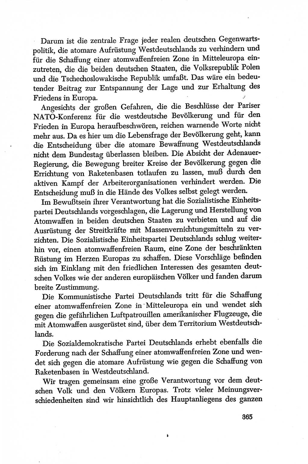 Dokumente der Sozialistischen Einheitspartei Deutschlands (SED) [Deutsche Demokratische Republik (DDR)] 1956-1957, Seite 365 (Dok. SED DDR 1956-1957, S. 365)
