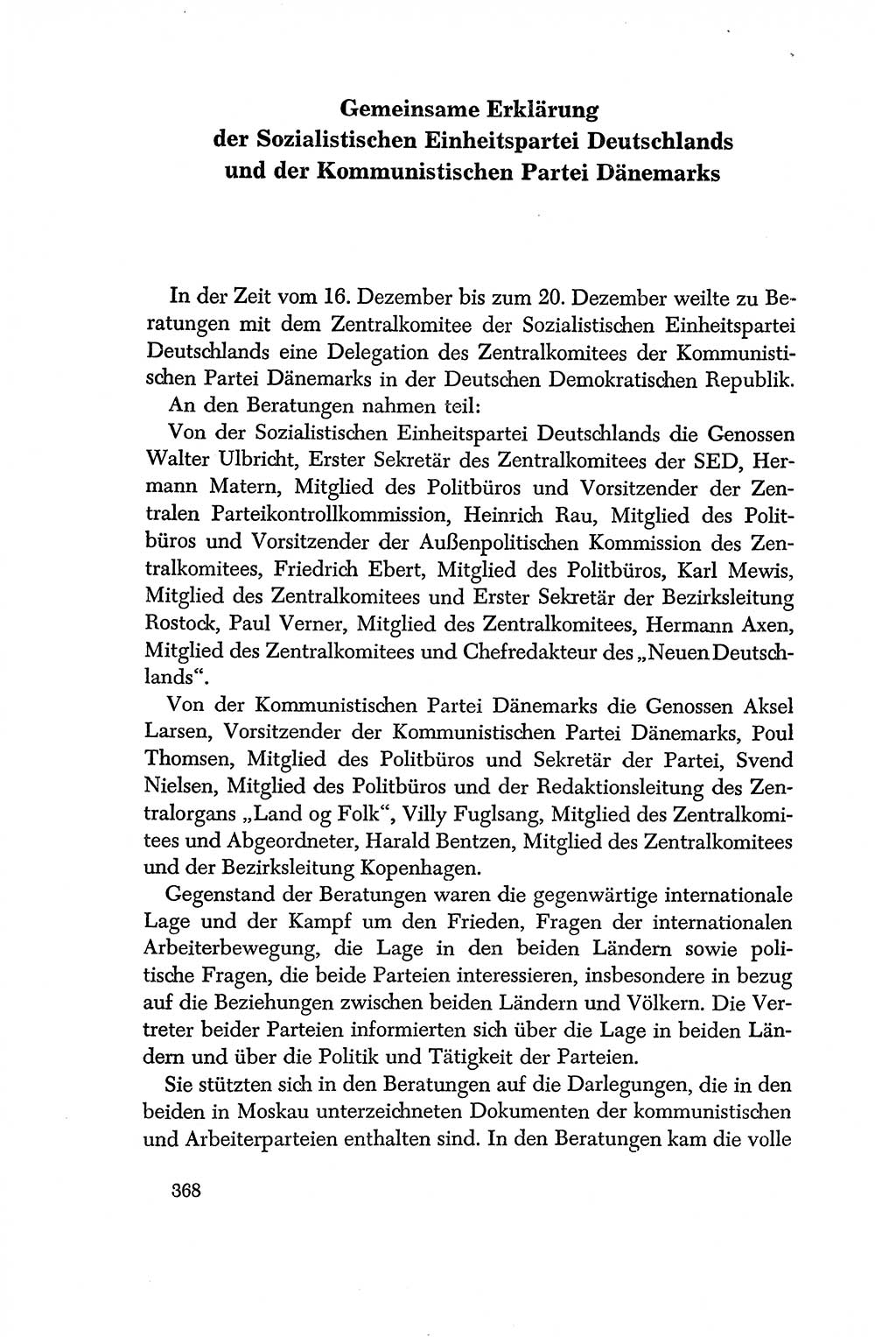 Dokumente der Sozialistischen Einheitspartei Deutschlands (SED) [Deutsche Demokratische Republik (DDR)] 1956-1957, Seite 368 (Dok. SED DDR 1956-1957, S. 368)