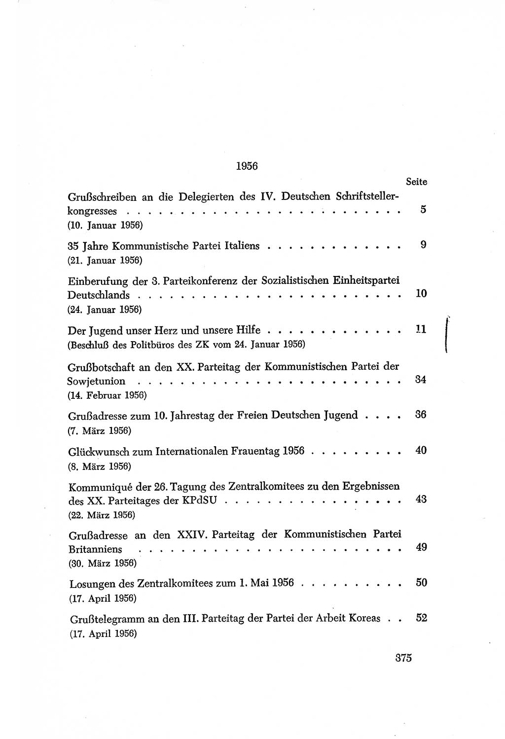 Dokumente der Sozialistischen Einheitspartei Deutschlands (SED) [Deutsche Demokratische Republik (DDR)] 1956-1957, Seite 375 (Dok. SED DDR 1956-1957, S. 375)
