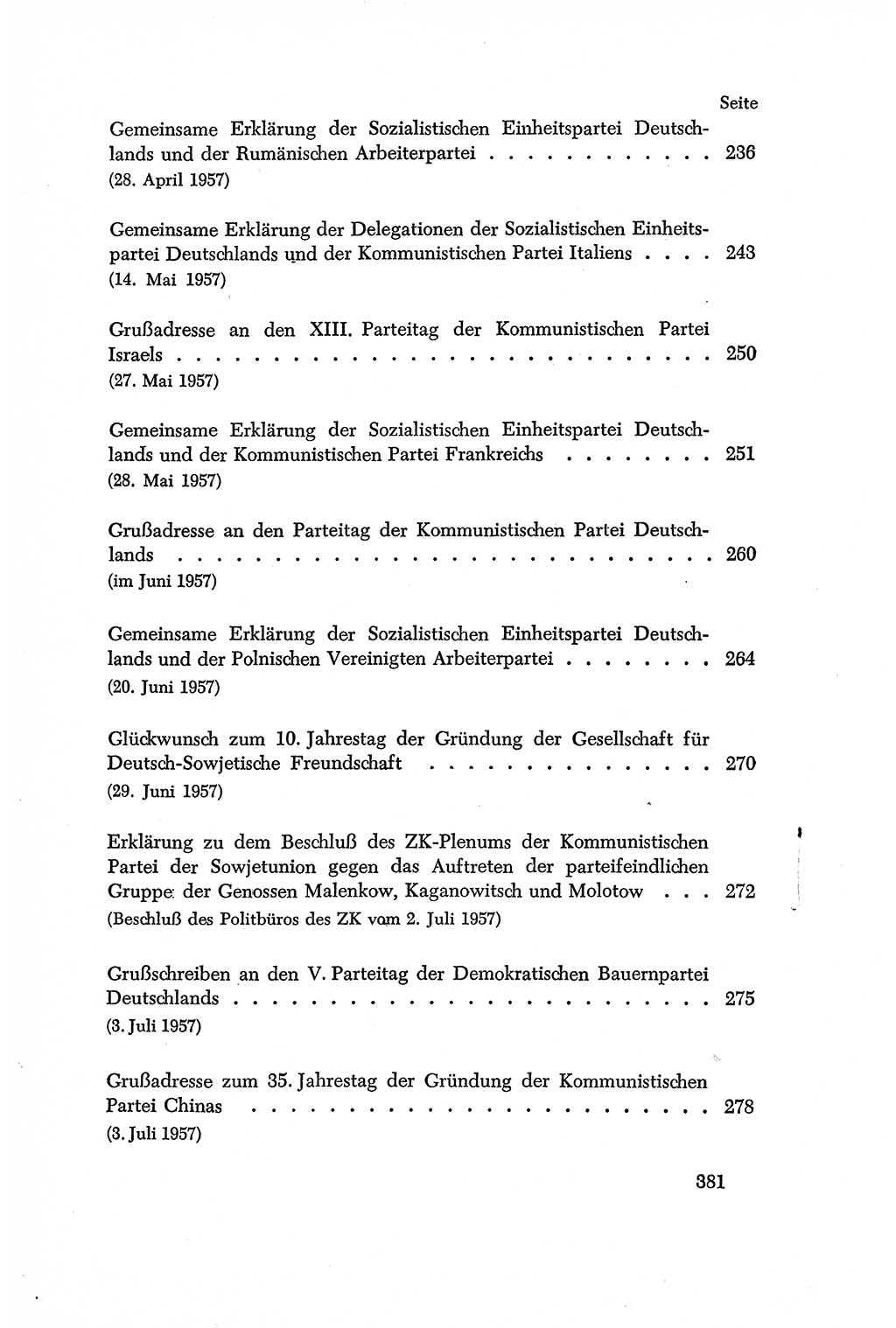 Dokumente der Sozialistischen Einheitspartei Deutschlands (SED) [Deutsche Demokratische Republik (DDR)] 1956-1957, Seite 381 (Dok. SED DDR 1956-1957, S. 381)