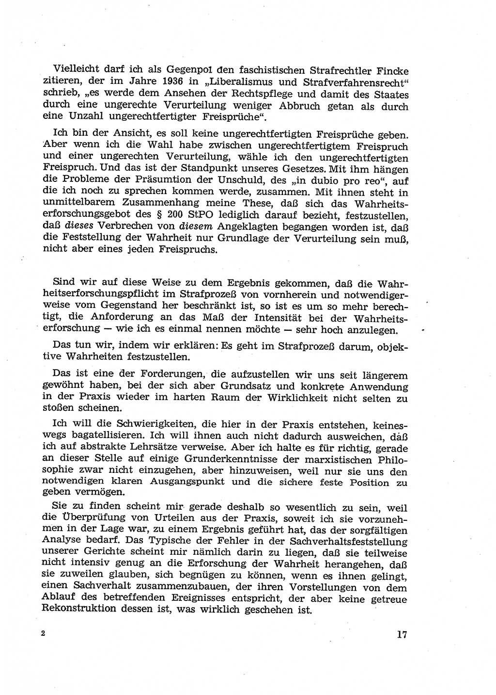 Fragen des Beweisrechts im Strafprozess [Deutsche Demokratische Republik (DDR)] 1956, Seite 17 (Fr. BeweisR. Str.-Proz. DDR 1956, S. 17)