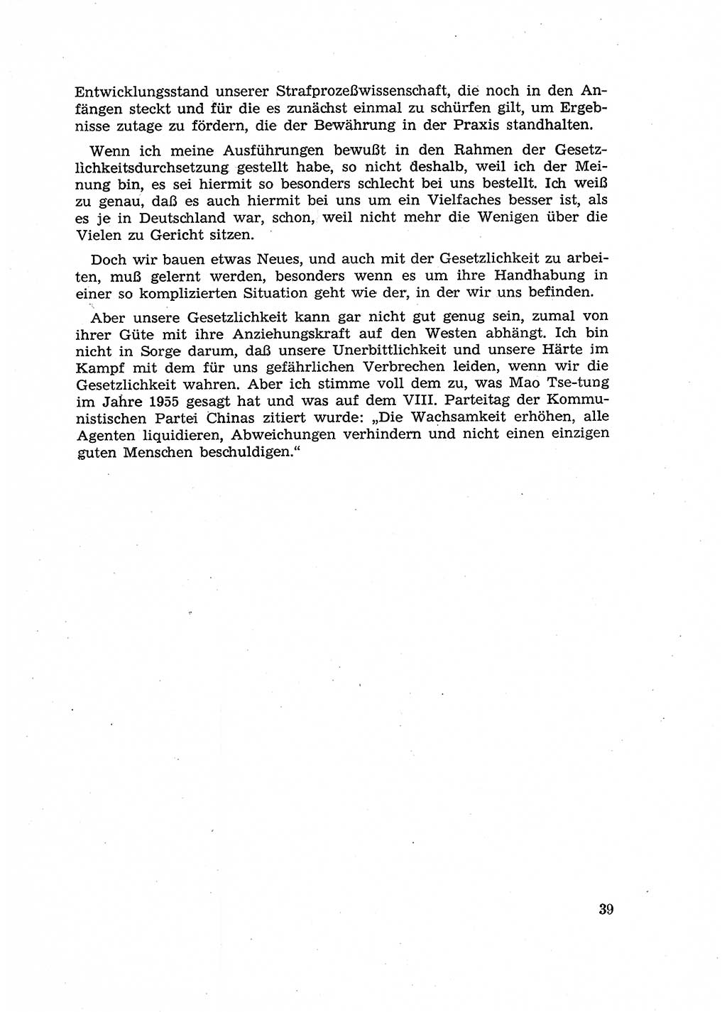 Fragen des Beweisrechts im Strafprozess [Deutsche Demokratische Republik (DDR)] 1956, Seite 39 (Fr. BeweisR. Str.-Proz. DDR 1956, S. 39)