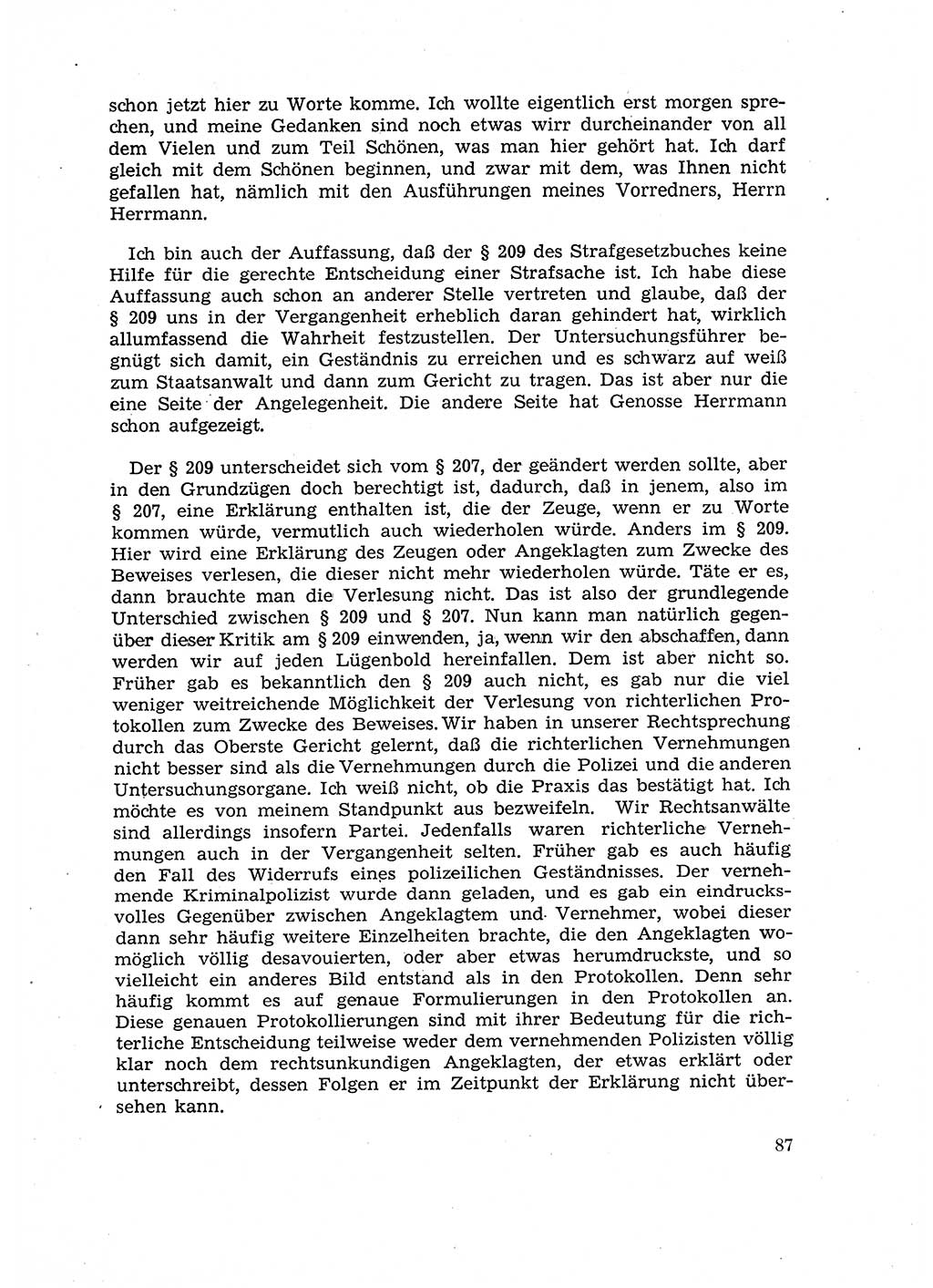 Fragen des Beweisrechts im Strafprozess [Deutsche Demokratische Republik (DDR)] 1956, Seite 87 (Fr. BeweisR. Str.-Proz. DDR 1956, S. 87)