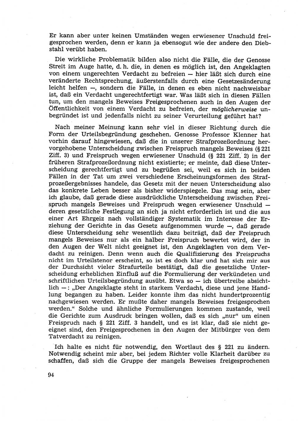 Fragen des Beweisrechts im Strafprozess [Deutsche Demokratische Republik (DDR)] 1956, Seite 94 (Fr. BeweisR. Str.-Proz. DDR 1956, S. 94)