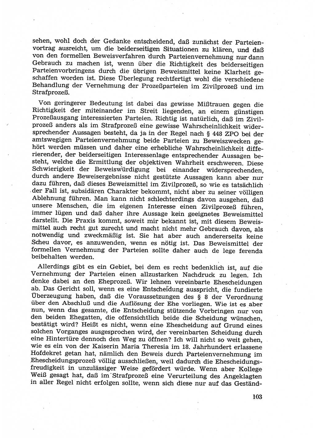 Fragen des Beweisrechts im Strafprozess [Deutsche Demokratische Republik (DDR)] 1956, Seite 103 (Fr. BeweisR. Str.-Proz. DDR 1956, S. 103)