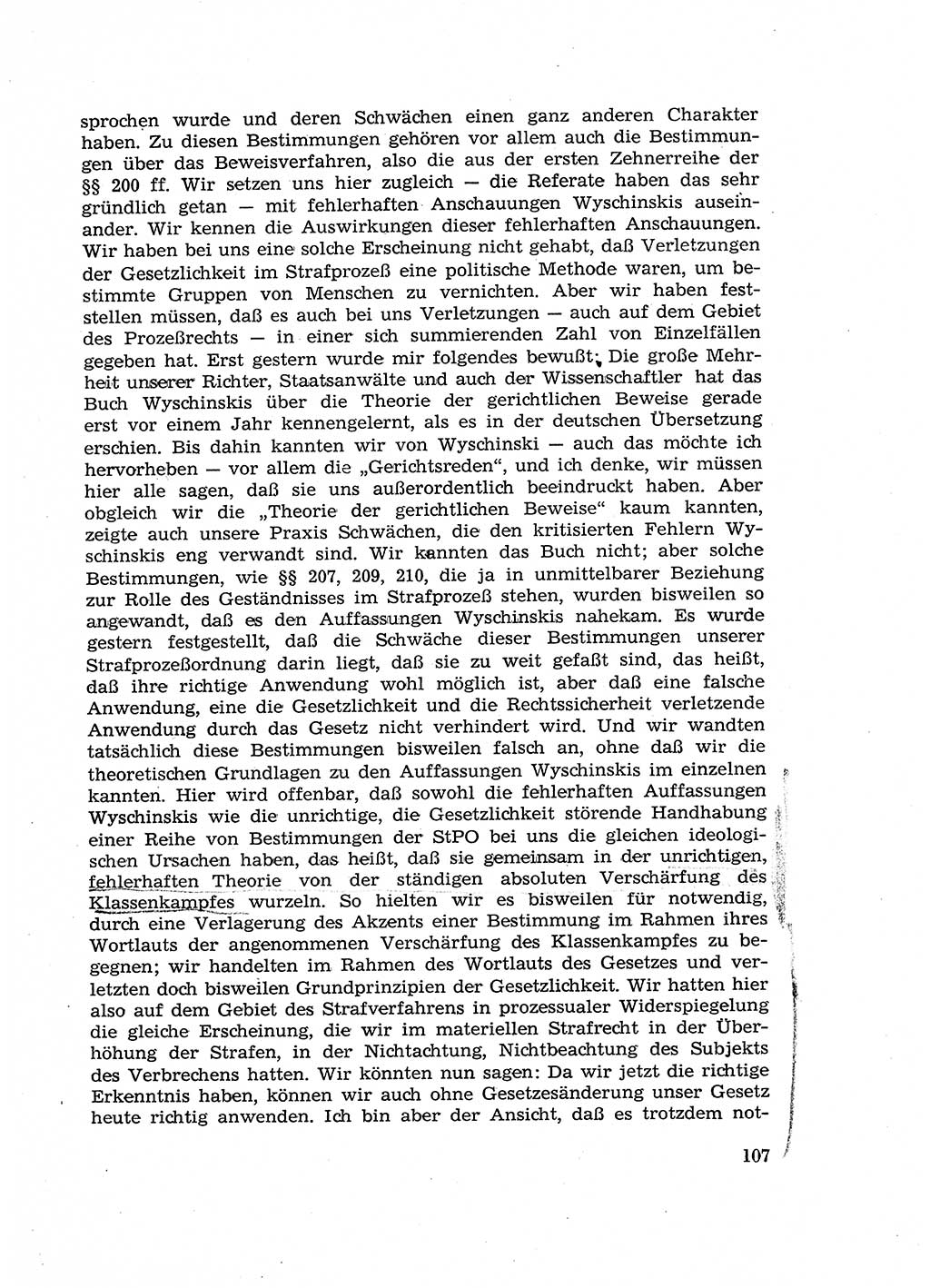 Fragen des Beweisrechts im Strafprozess [Deutsche Demokratische Republik (DDR)] 1956, Seite 107 (Fr. BeweisR. Str.-Proz. DDR 1956, S. 107)