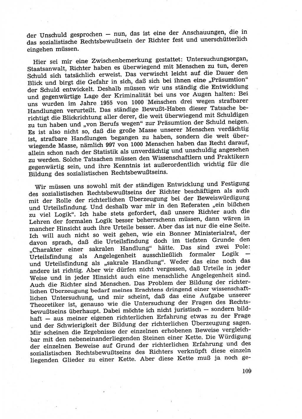 Fragen des Beweisrechts im Strafprozess [Deutsche Demokratische Republik (DDR)] 1956, Seite 109 (Fr. BeweisR. Str.-Proz. DDR 1956, S. 109)