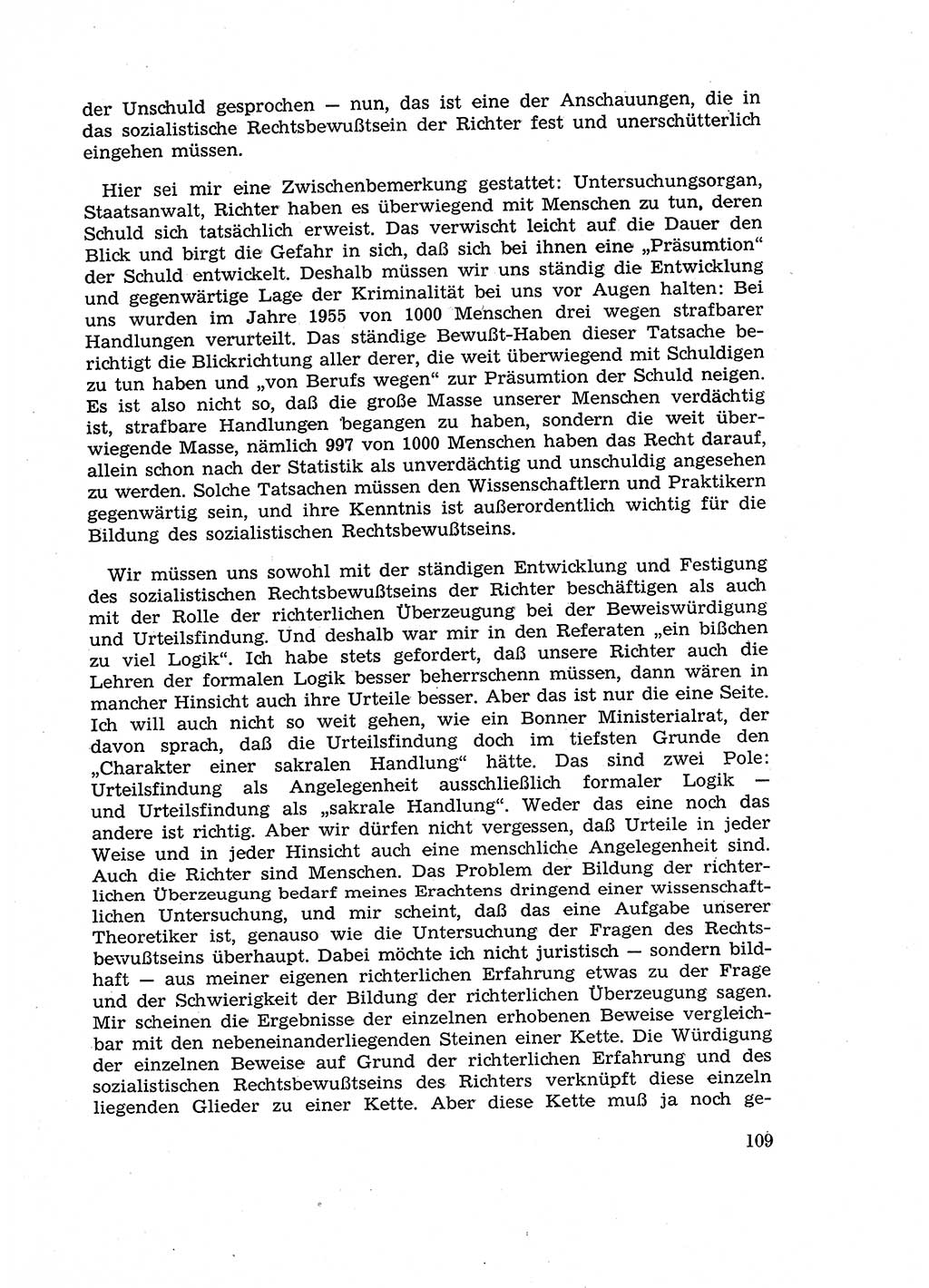 Fragen des Beweisrechts im Strafprozess [Deutsche Demokratische Republik (DDR)] 1956, Seite 109 (Fr. BeweisR. Str.-Proz. DDR 1956, S. 109)