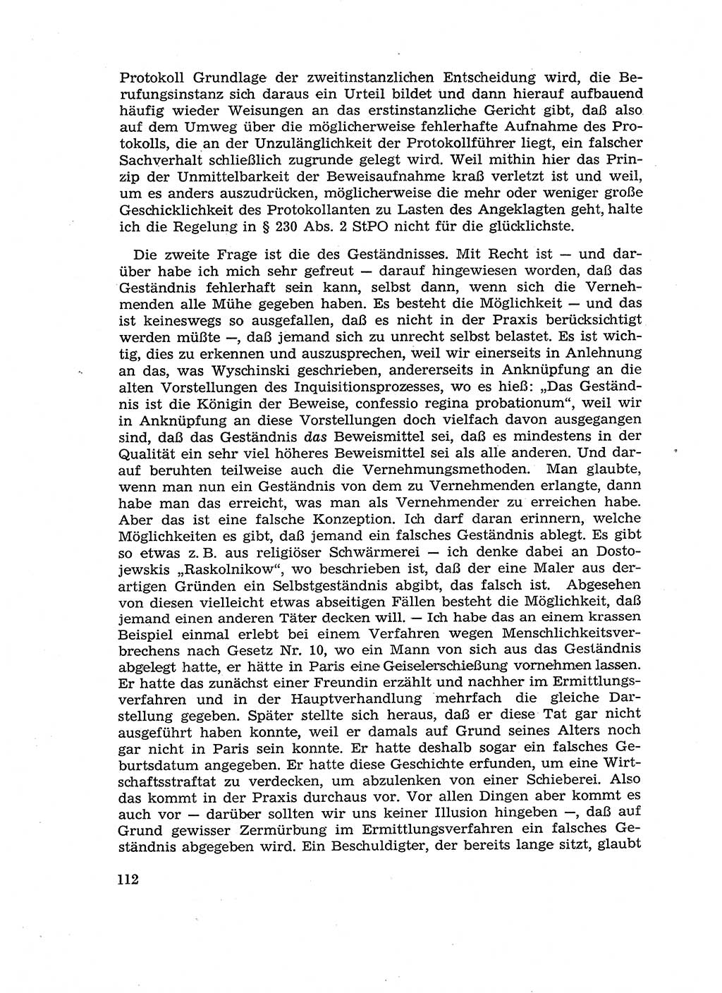 Fragen des Beweisrechts im Strafprozess [Deutsche Demokratische Republik (DDR)] 1956, Seite 112 (Fr. BeweisR. Str.-Proz. DDR 1956, S. 112)