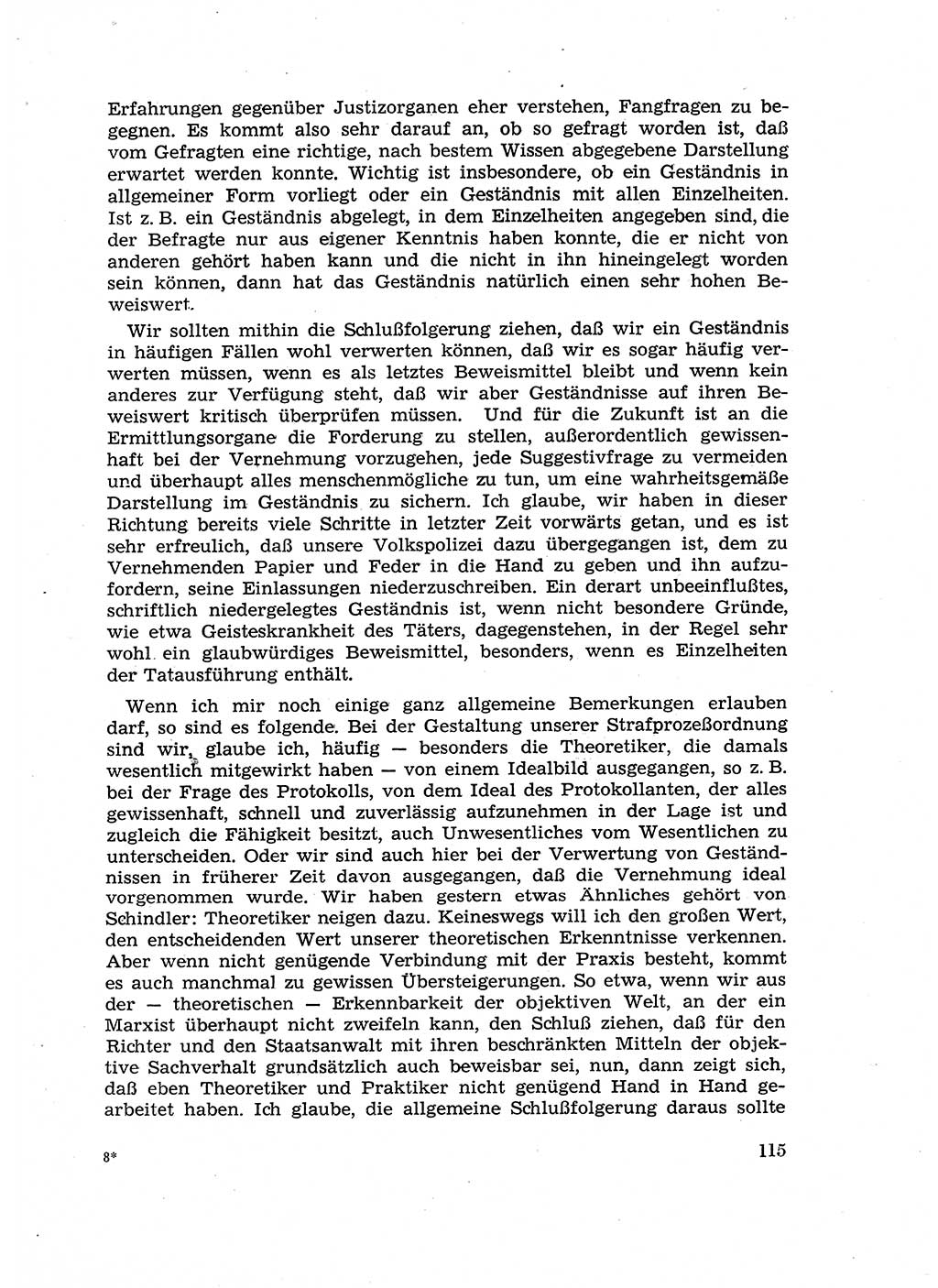 Fragen des Beweisrechts im Strafprozess [Deutsche Demokratische Republik (DDR)] 1956, Seite 115 (Fr. BeweisR. Str.-Proz. DDR 1956, S. 115)