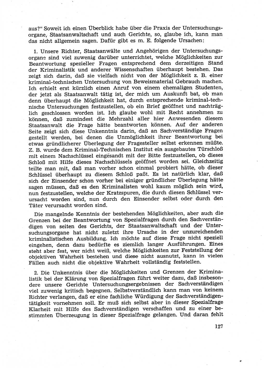Fragen des Beweisrechts im Strafprozess [Deutsche Demokratische Republik (DDR)] 1956, Seite 127 (Fr. BeweisR. Str.-Proz. DDR 1956, S. 127)