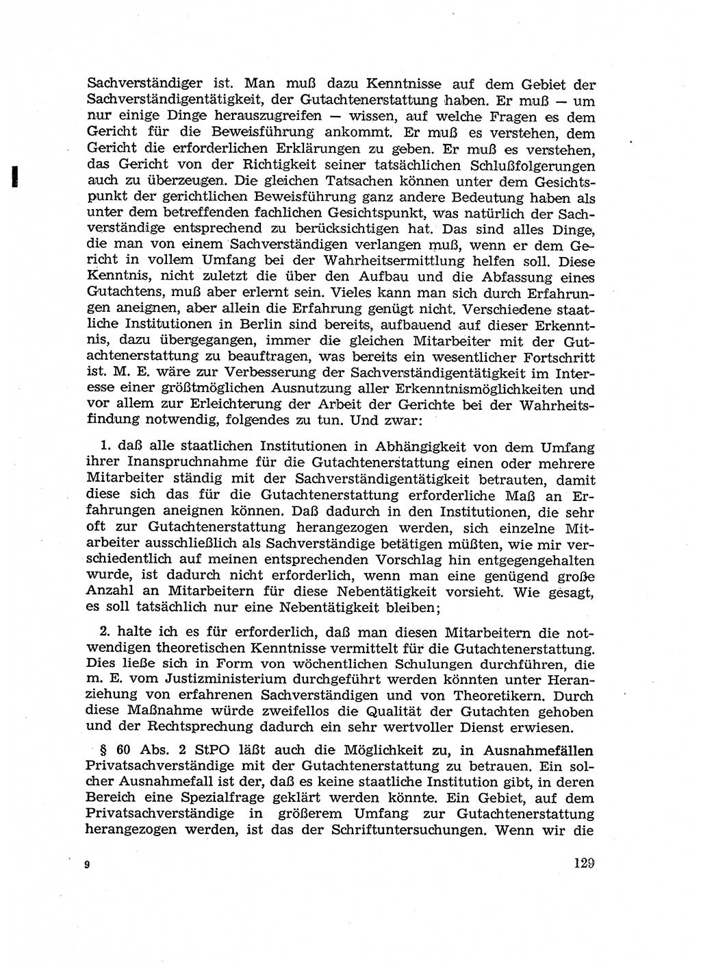 Fragen des Beweisrechts im Strafprozess [Deutsche Demokratische Republik (DDR)] 1956, Seite 129 (Fr. BeweisR. Str.-Proz. DDR 1956, S. 129)