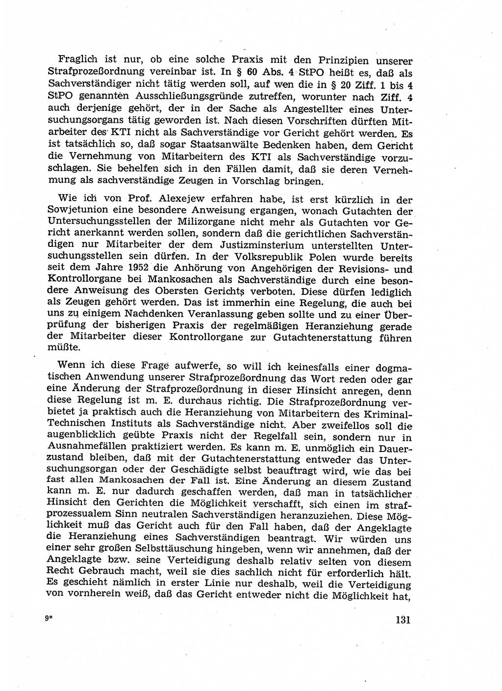 Fragen des Beweisrechts im Strafprozess [Deutsche Demokratische Republik (DDR)] 1956, Seite 131 (Fr. BeweisR. Str.-Proz. DDR 1956, S. 131)