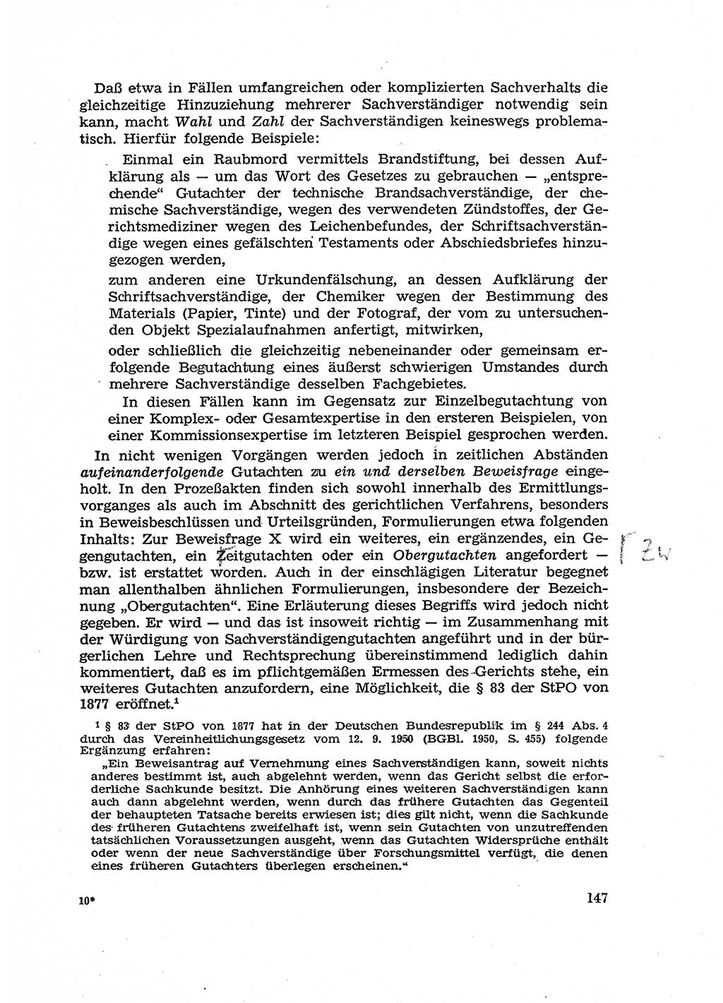 Fragen des Beweisrechts im Strafprozess [Deutsche Demokratische Republik (DDR)] 1956, Seite 147 (Fr. BeweisR. Str.-Proz. DDR 1956, S. 147)