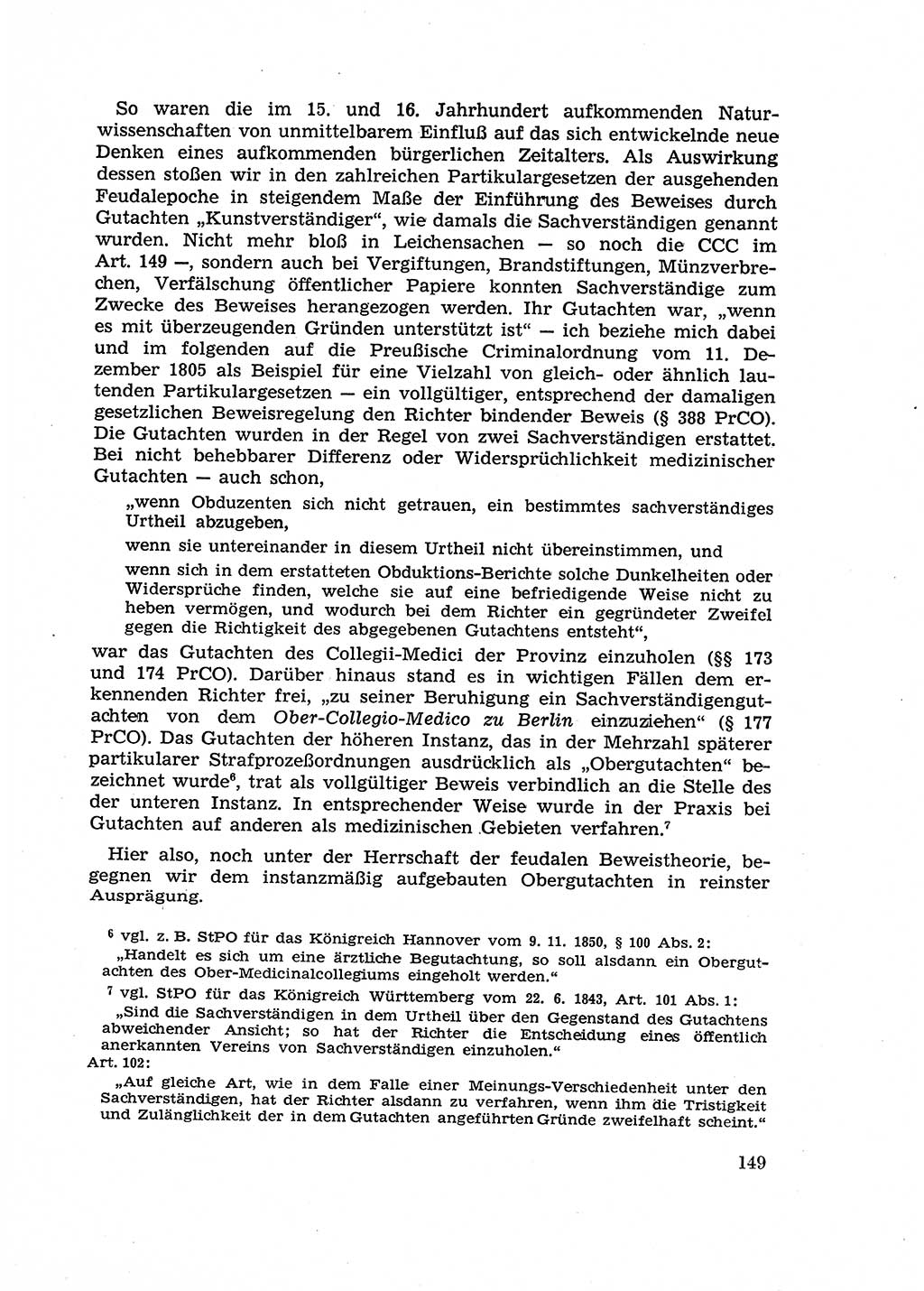 Fragen des Beweisrechts im Strafprozess [Deutsche Demokratische Republik (DDR)] 1956, Seite 149 (Fr. BeweisR. Str.-Proz. DDR 1956, S. 149)