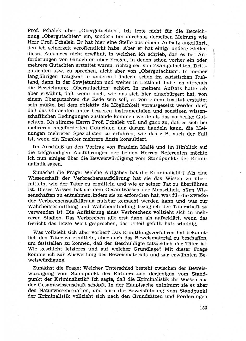 Fragen des Beweisrechts im Strafprozess [Deutsche Demokratische Republik (DDR)] 1956, Seite 153 (Fr. BeweisR. Str.-Proz. DDR 1956, S. 153)