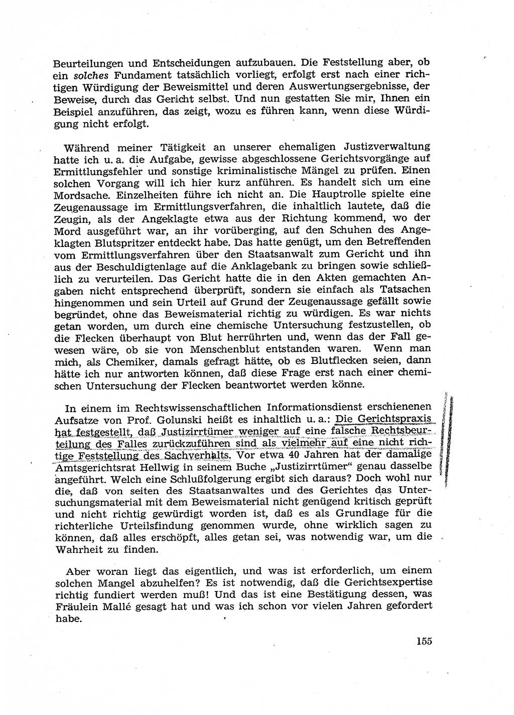 Fragen des Beweisrechts im Strafprozess [Deutsche Demokratische Republik (DDR)] 1956, Seite 155 (Fr. BeweisR. Str.-Proz. DDR 1956, S. 155)