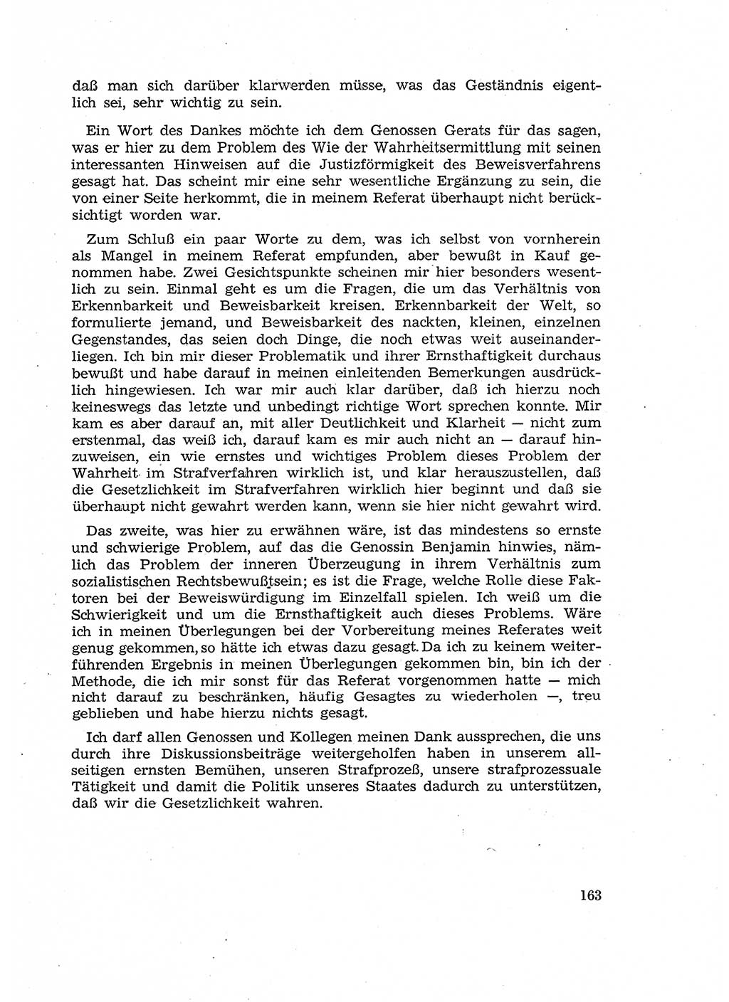 Fragen des Beweisrechts im Strafprozess [Deutsche Demokratische Republik (DDR)] 1956, Seite 163 (Fr. BeweisR. Str.-Proz. DDR 1956, S. 163)