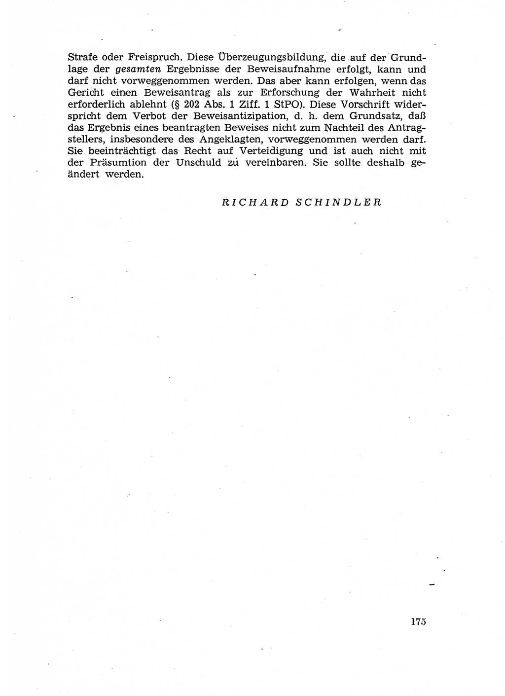 Fragen des Beweisrechts im Strafprozess [Deutsche Demokratische Republik (DDR)] 1956, Seite 175 (Fr. BeweisR. Str.-Proz. DDR 1956, S. 175)