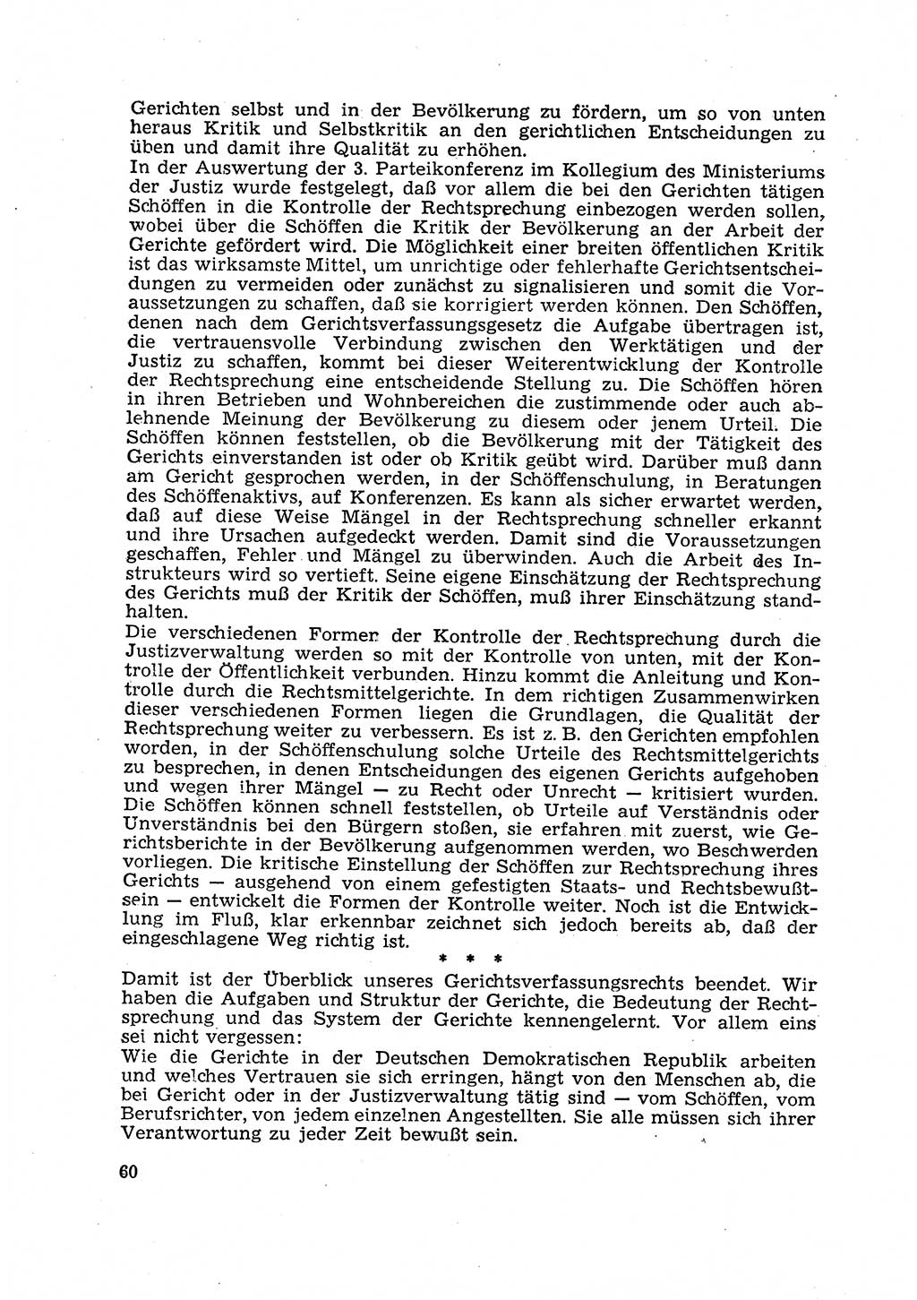 Gericht und Rechtsprechung in der Deutschen Demokratischen Republik (DDR) 1956, Seite 60 (Ger. Rechtspr. DDR 1956, S. 60)