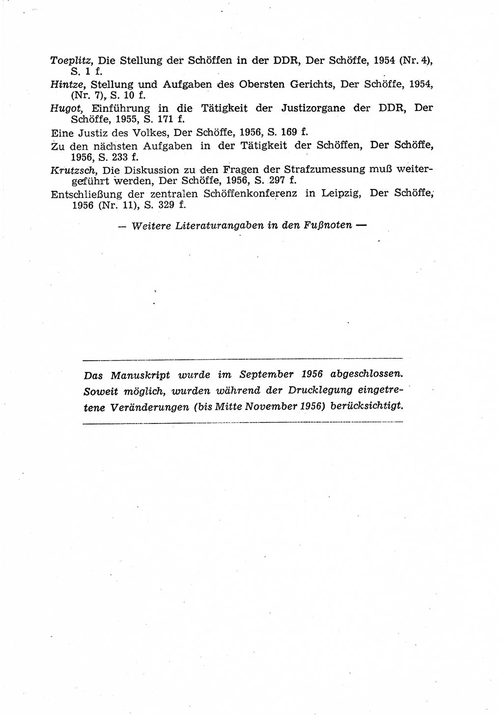 Gericht und Rechtsprechung in der Deutschen Demokratischen Republik (DDR) 1956, Seite 63 (Ger. Rechtspr. DDR 1956, S. 63)