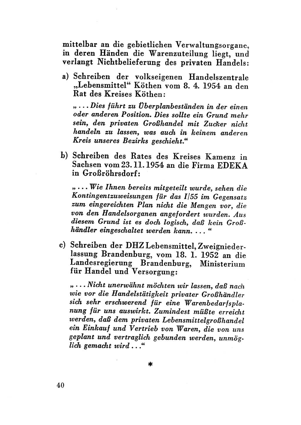 Katalog des Unrechts, Untersuchungsausschuß Freiheitlicher Juristen (UfJ) [Bundesrepublik Deutschland (BRD)] 1956, Seite 40 (Kat. UnR. UfJ BRD 1956, S. 40)