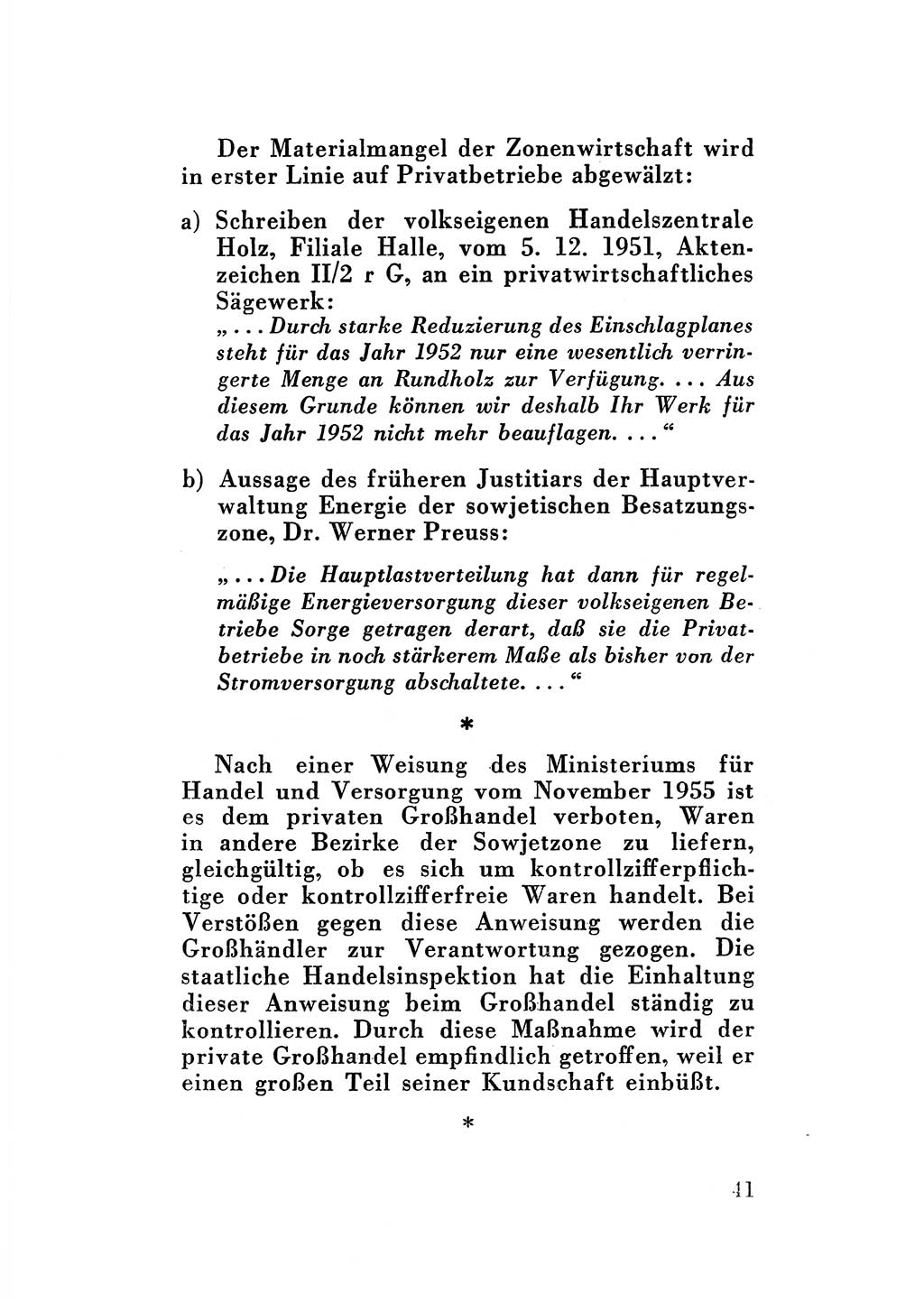 Katalog des Unrechts, Untersuchungsausschuß Freiheitlicher Juristen (UfJ) [Bundesrepublik Deutschland (BRD)] 1956, Seite 41 (Kat. UnR. UfJ BRD 1956, S. 41)