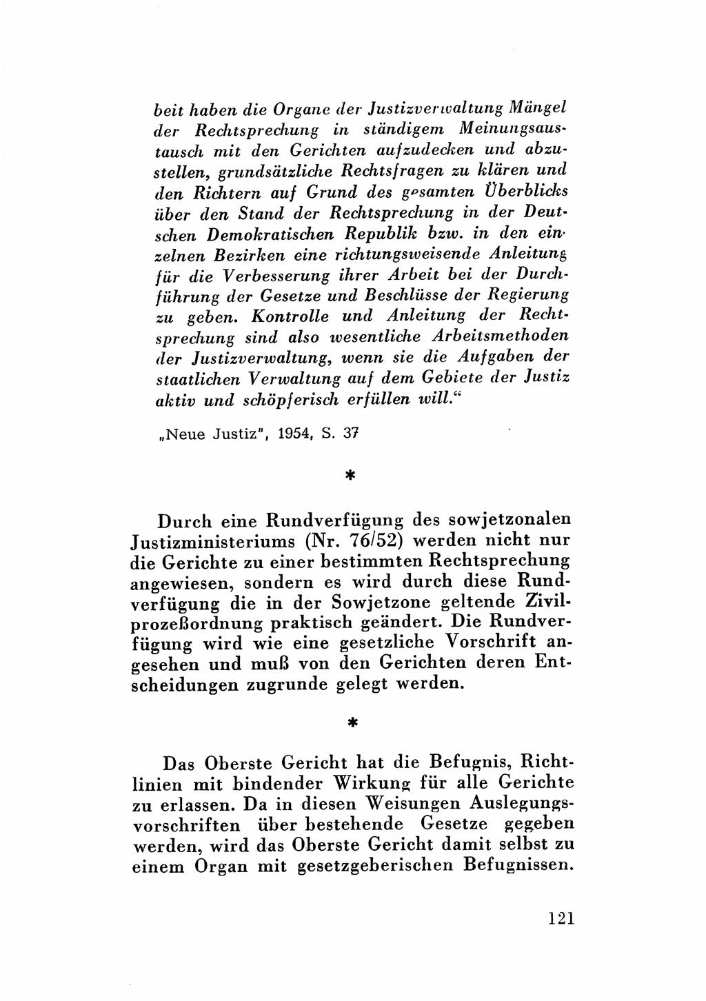 Katalog des Unrechts, Untersuchungsausschuß Freiheitlicher Juristen (UfJ) [Bundesrepublik Deutschland (BRD)] 1956, Seite 121 (Kat. UnR. UfJ BRD 1956, S. 121)