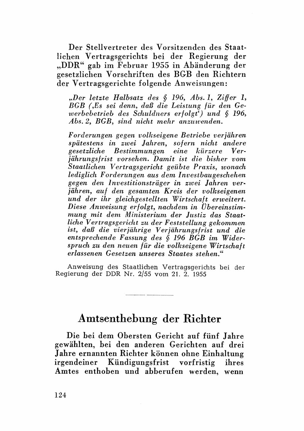 Katalog des Unrechts, Untersuchungsausschuß Freiheitlicher Juristen (UfJ) [Bundesrepublik Deutschland (BRD)] 1956, Seite 124 (Kat. UnR. UfJ BRD 1956, S. 124)