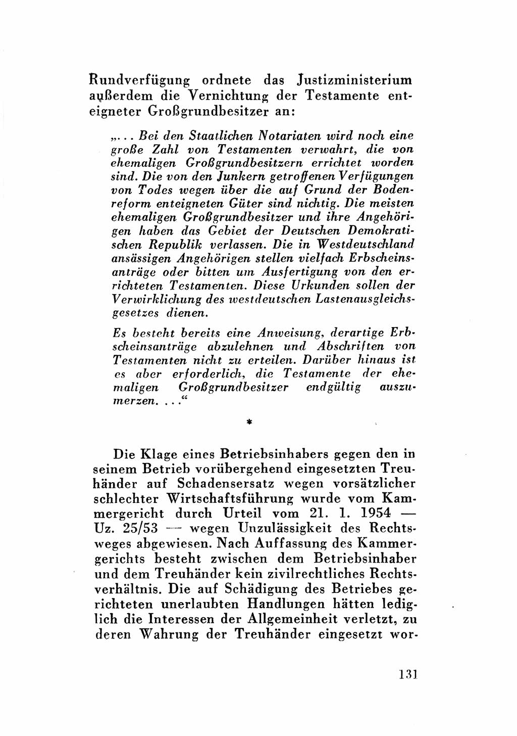 Katalog des Unrechts, Untersuchungsausschuß Freiheitlicher Juristen (UfJ) [Bundesrepublik Deutschland (BRD)] 1956, Seite 131 (Kat. UnR. UfJ BRD 1956, S. 131)