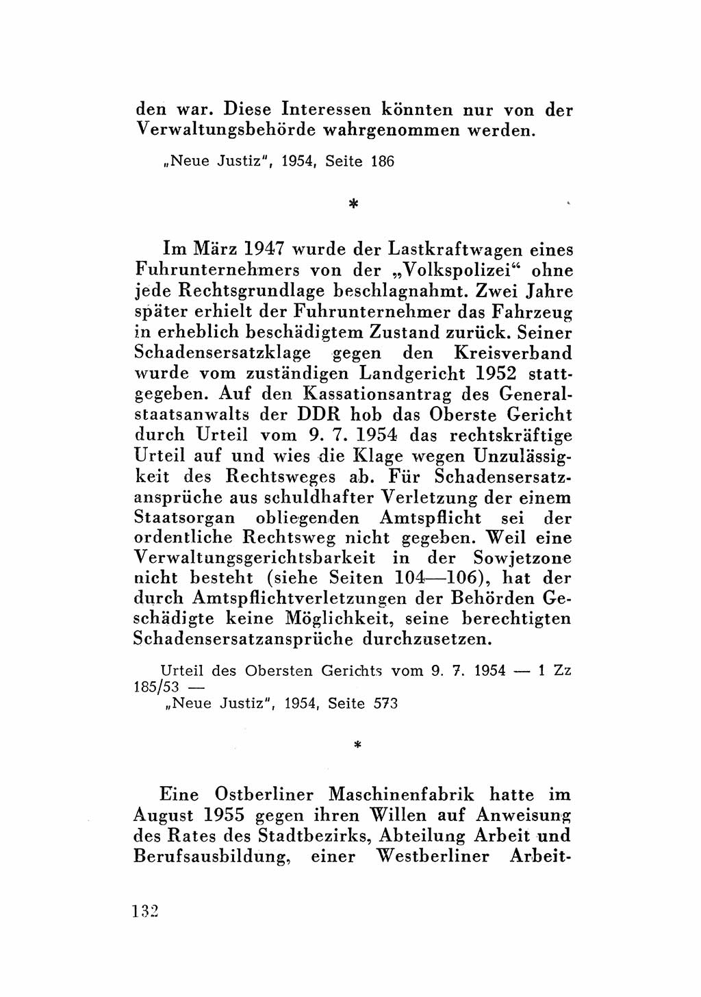 Katalog des Unrechts, Untersuchungsausschuß Freiheitlicher Juristen (UfJ) [Bundesrepublik Deutschland (BRD)] 1956, Seite 132 (Kat. UnR. UfJ BRD 1956, S. 132)