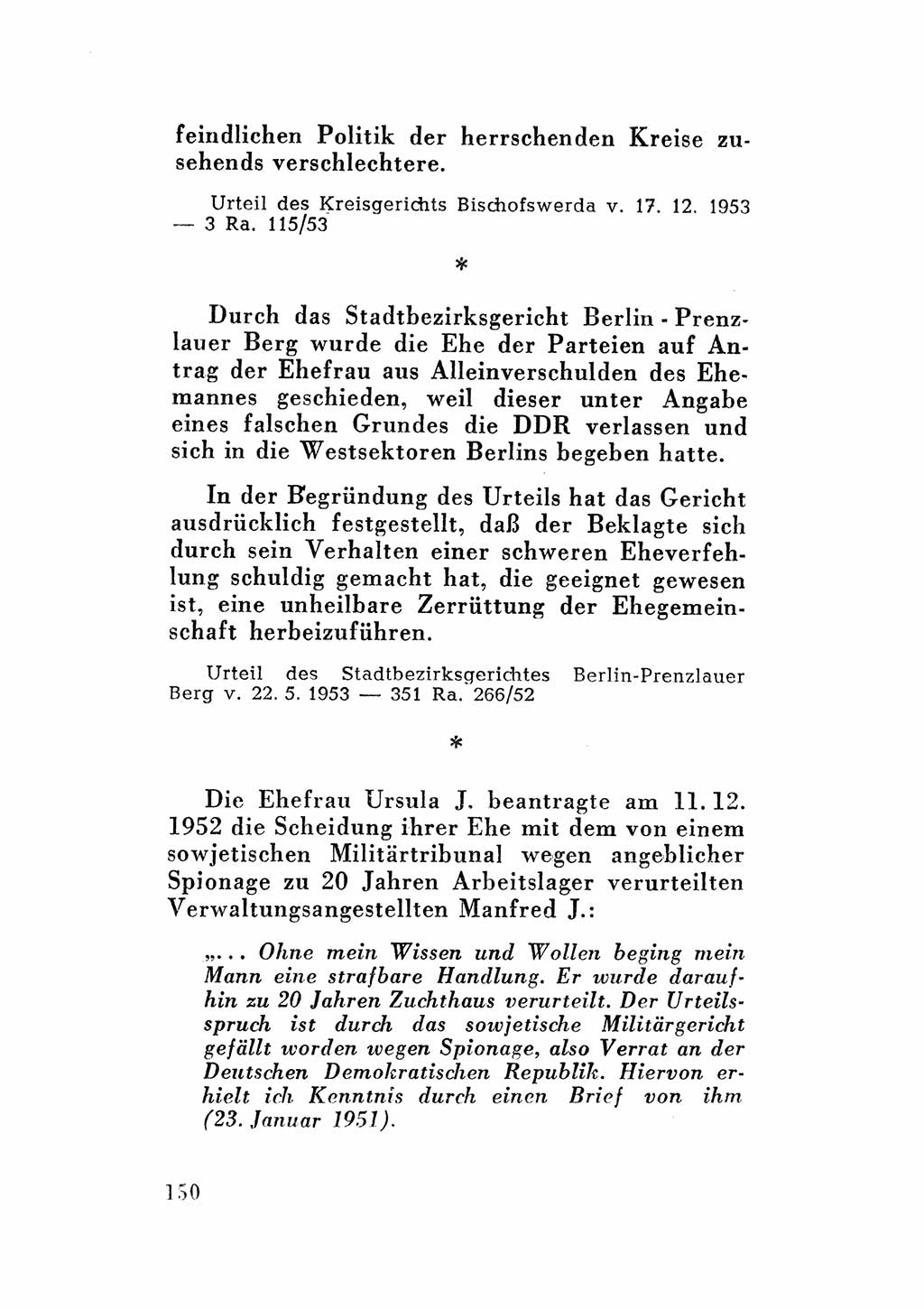 Katalog des Unrechts, Untersuchungsausschuß Freiheitlicher Juristen (UfJ) [Bundesrepublik Deutschland (BRD)] 1956, Seite 150 (Kat. UnR. UfJ BRD 1956, S. 150)