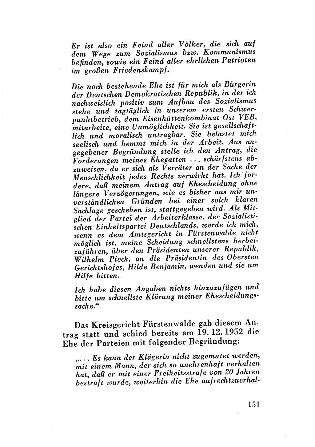 Katalog des Unrechts, Untersuchungsausschuß Freiheitlicher Juristen (UfJ) [Bundesrepublik Deutschland (BRD)] 1956, Seite 151 (Kat. UnR. UfJ BRD 1956, S. 151)