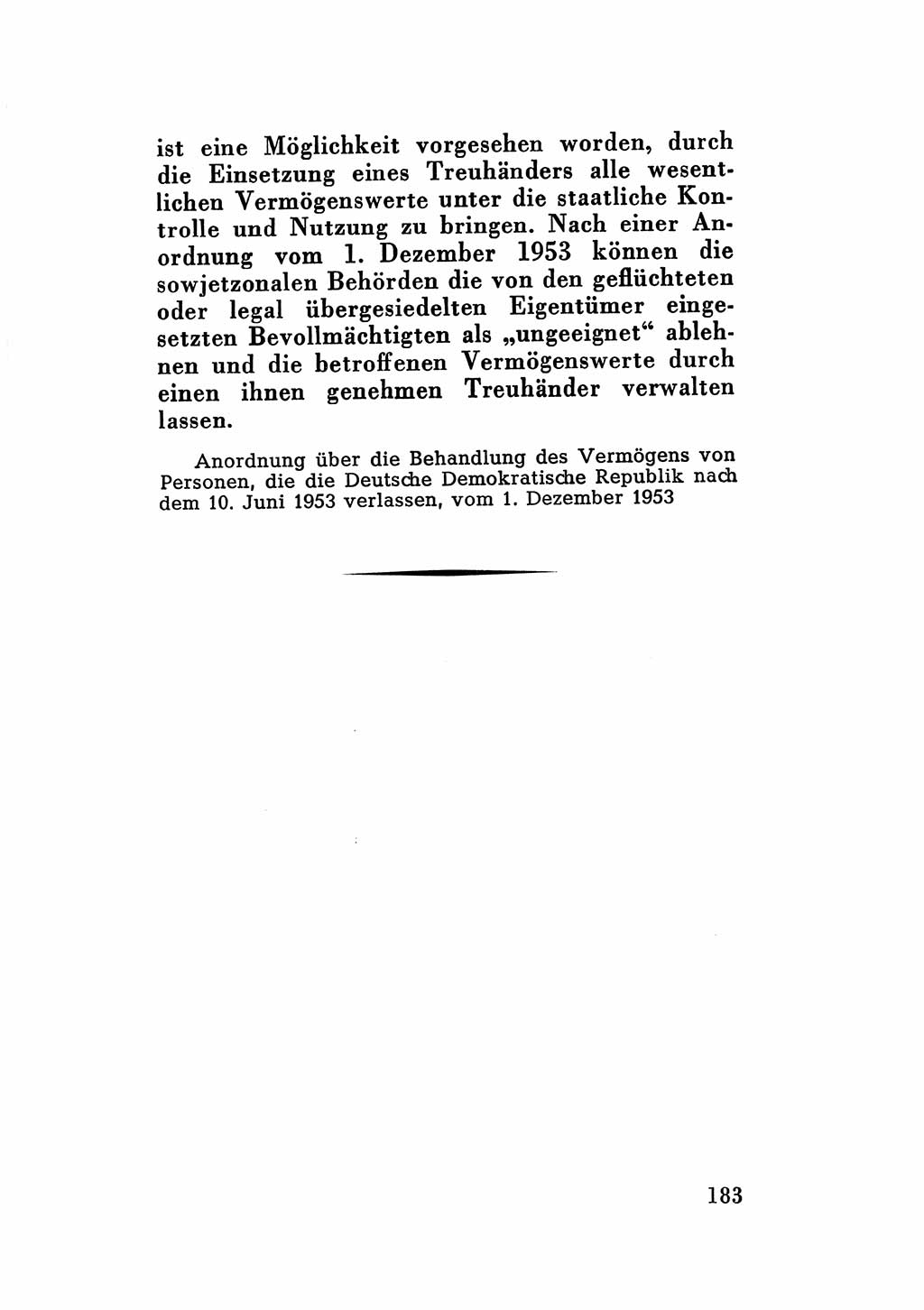 Katalog des Unrechts, Untersuchungsausschuß Freiheitlicher Juristen (UfJ) [Bundesrepublik Deutschland (BRD)] 1956, Seite 183 (Kat. UnR. UfJ BRD 1956, S. 183)
