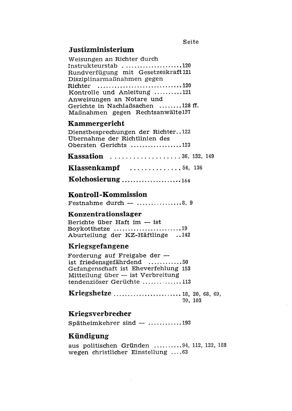 Katalog des Unrechts, Untersuchungsausschuß Freiheitlicher Juristen (UfJ) [Bundesrepublik Deutschland (BRD)] 1956, Seite 202 (Kat. UnR. UfJ BRD 1956, S. 202)