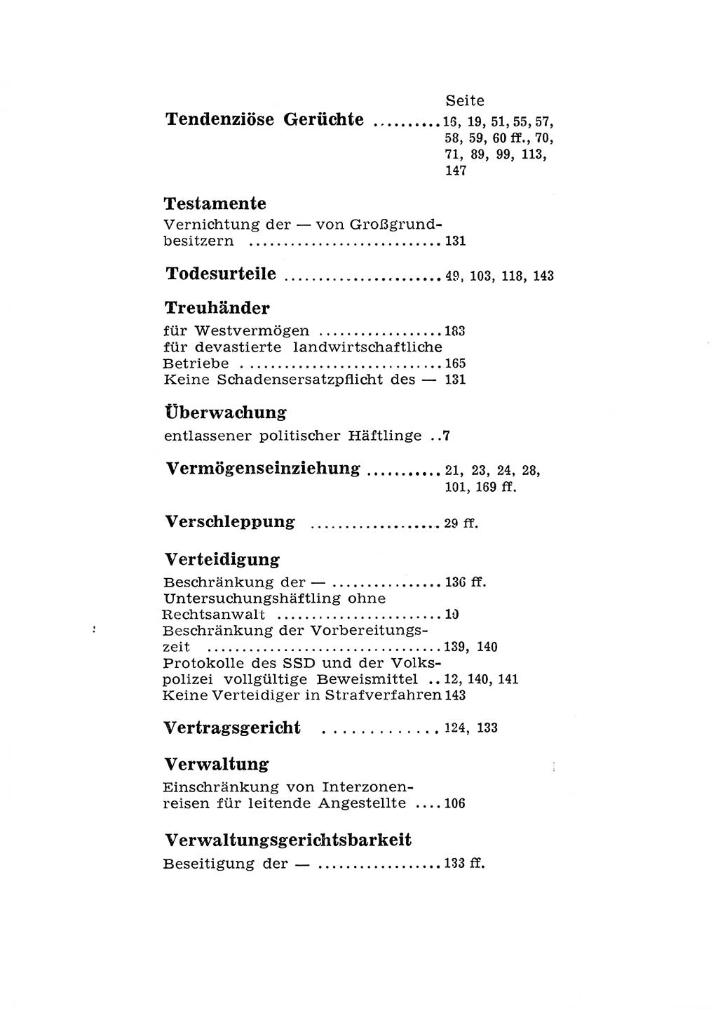 Katalog des Unrechts, Untersuchungsausschuß Freiheitlicher Juristen (UfJ) [Bundesrepublik Deutschland (BRD)] 1956, Seite 208 (Kat. UnR. UfJ BRD 1956, S. 208)