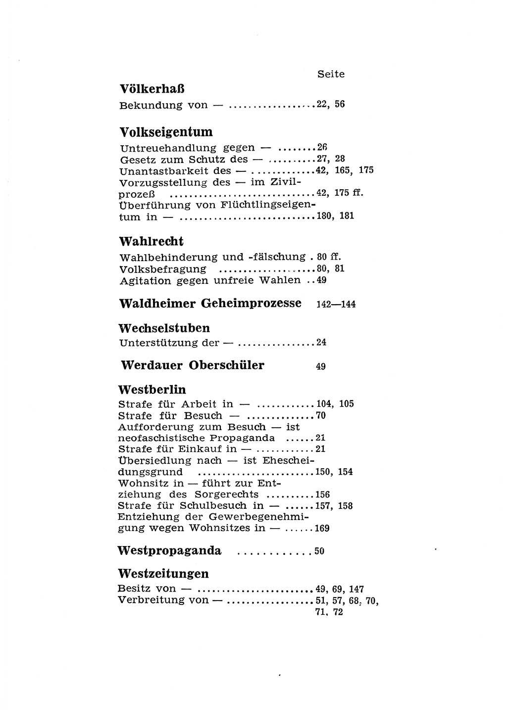 Katalog des Unrechts, Untersuchungsausschuß Freiheitlicher Juristen (UfJ) [Bundesrepublik Deutschland (BRD)] 1956, Seite 209 (Kat. UnR. UfJ BRD 1956, S. 209)