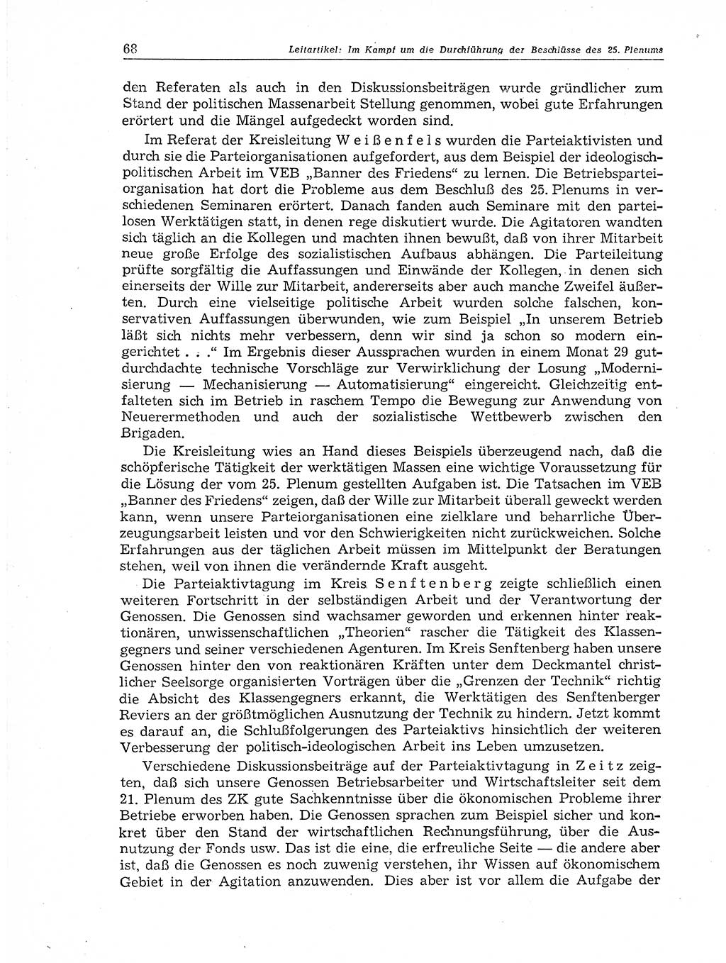 Neuer Weg (NW), Organ des Zentralkomitees (ZK) der SED (Sozialistische Einheitspartei Deutschlands) für Fragen des Parteiaufbaus und des Parteilebens, 11. Jahrgang [Deutsche Demokratische Republik (DDR)] 1956, Seite 68 (NW ZK SED DDR 1956, S. 68)