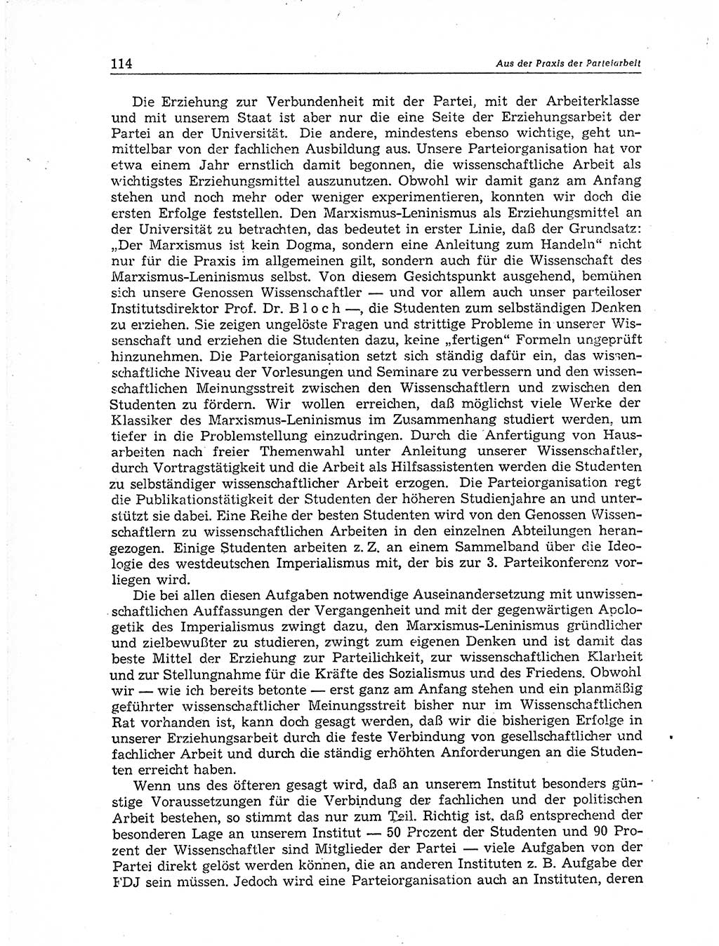 Neuer Weg (NW), Organ des Zentralkomitees (ZK) der SED (Sozialistische Einheitspartei Deutschlands) für Fragen des Parteiaufbaus und des Parteilebens, 11. Jahrgang [Deutsche Demokratische Republik (DDR)] 1956, Seite 114 (NW ZK SED DDR 1956, S. 114)