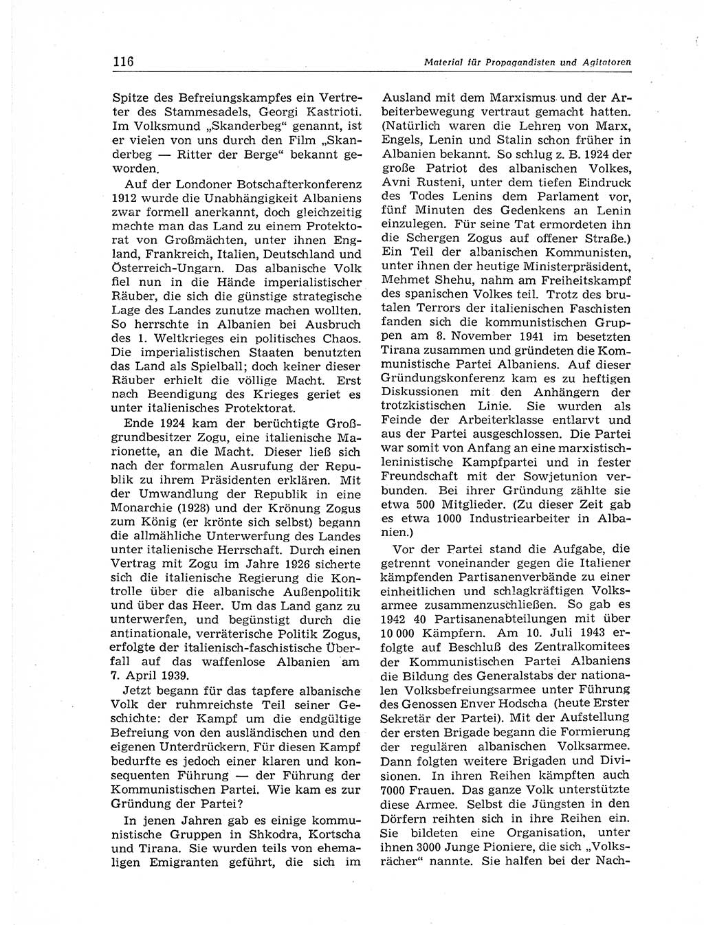 Neuer Weg (NW), Organ des Zentralkomitees (ZK) der SED (Sozialistische Einheitspartei Deutschlands) für Fragen des Parteiaufbaus und des Parteilebens, 11. Jahrgang [Deutsche Demokratische Republik (DDR)] 1956, Seite 116 (NW ZK SED DDR 1956, S. 116)